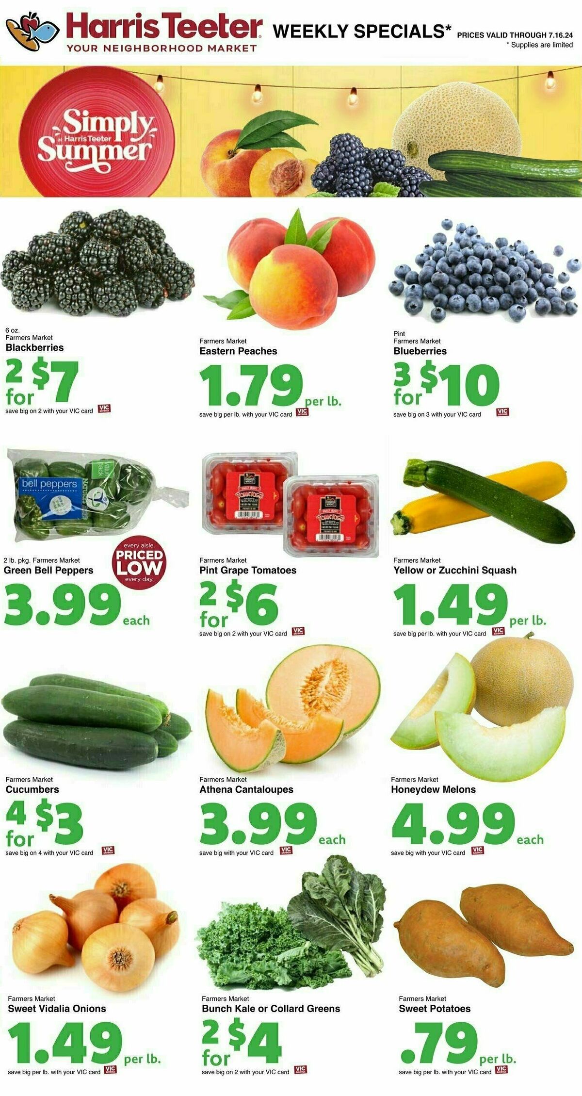 Harris Teeter Weekly Ad from July 10