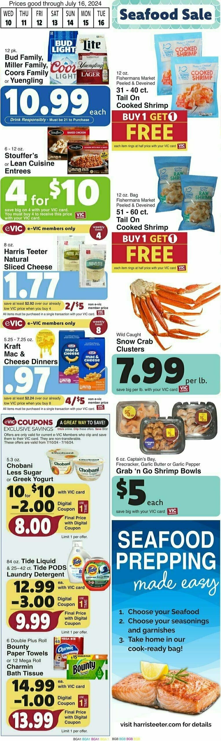 Harris Teeter Weekly Ad from July 10