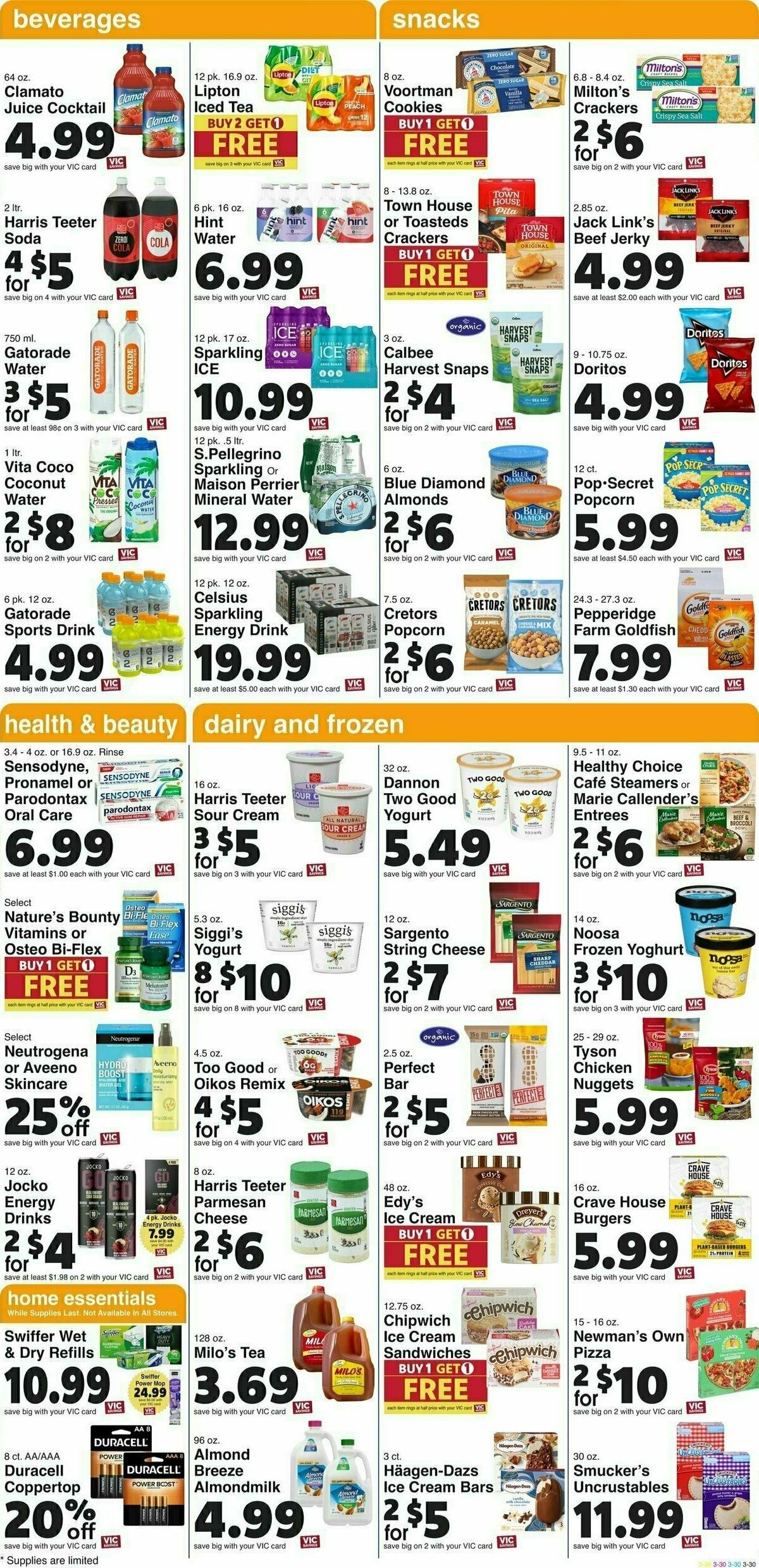 Harris Teeter Weekly Ad from July 10