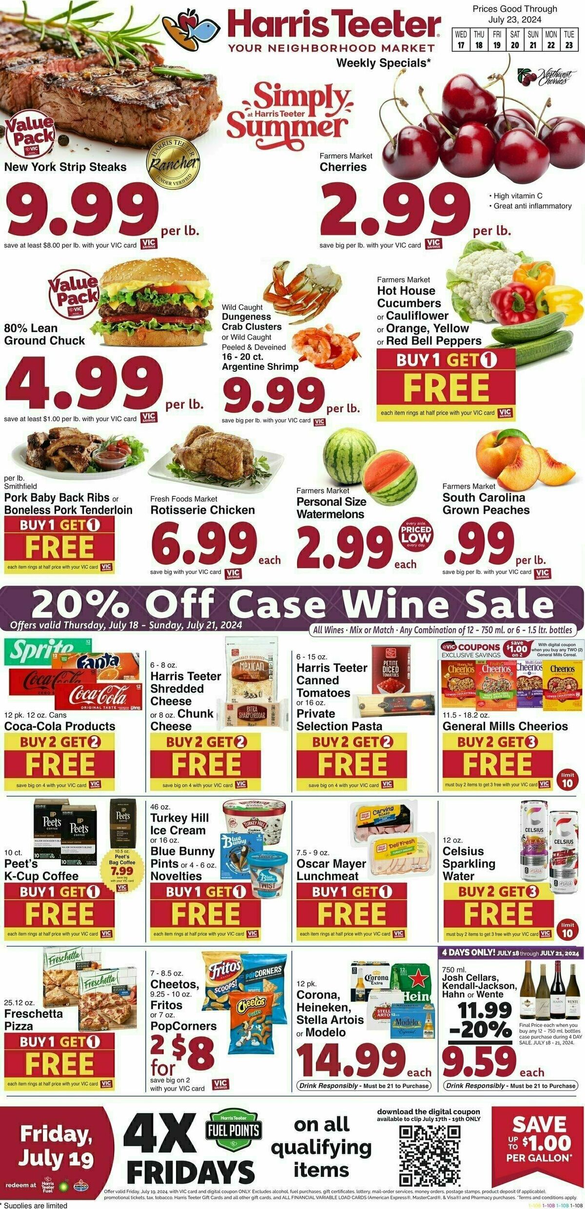 Harris Teeter Weekly Ad from July 17