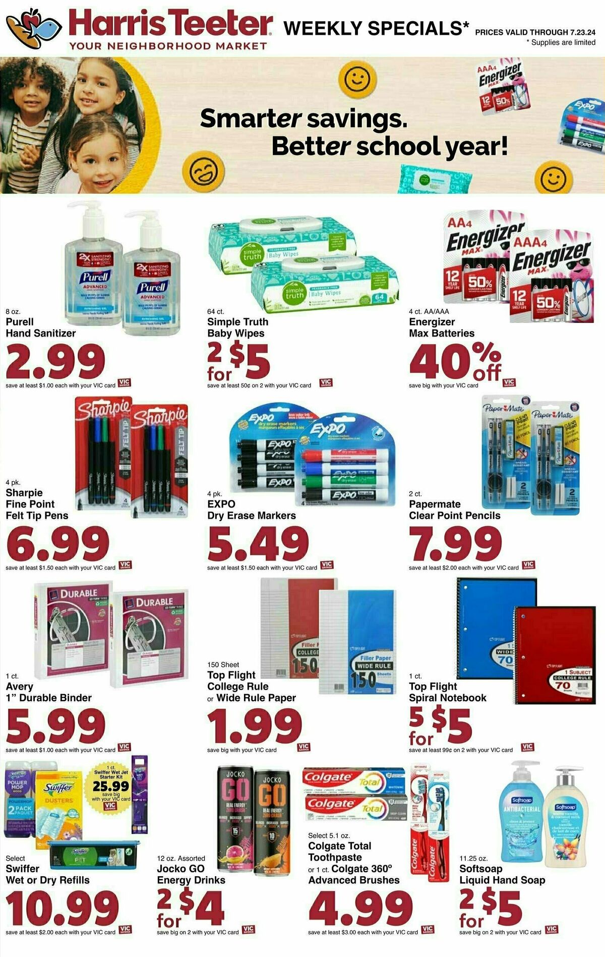 Harris Teeter Weekly Ad from July 17