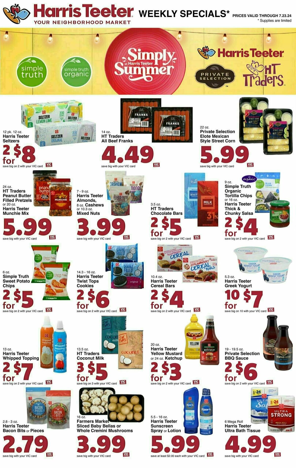 Harris Teeter Weekly Ad from July 17