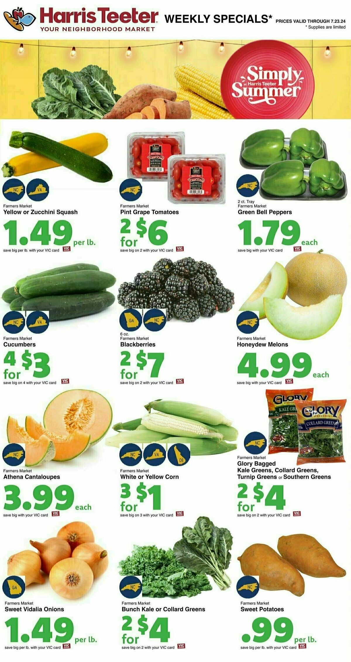 Harris Teeter Weekly Ad from July 17