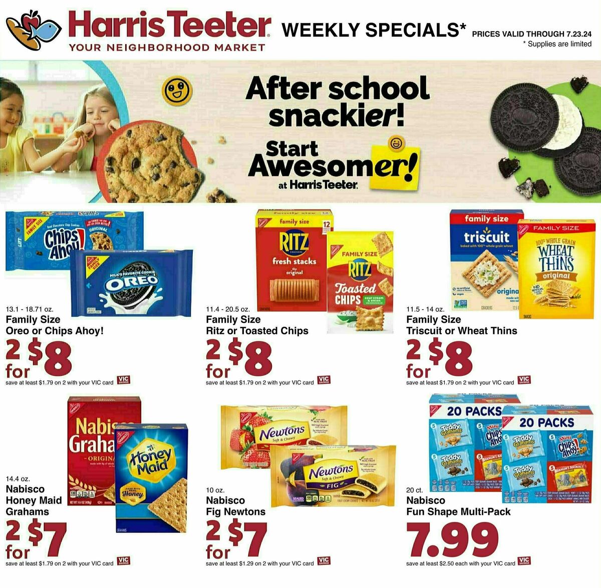 Harris Teeter Weekly Ad from July 17