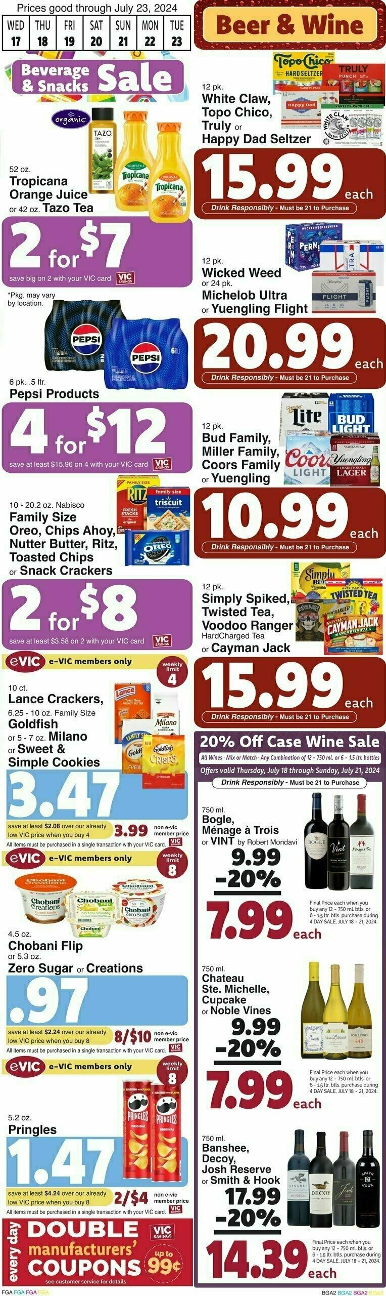 Harris Teeter Weekly Ad from July 17