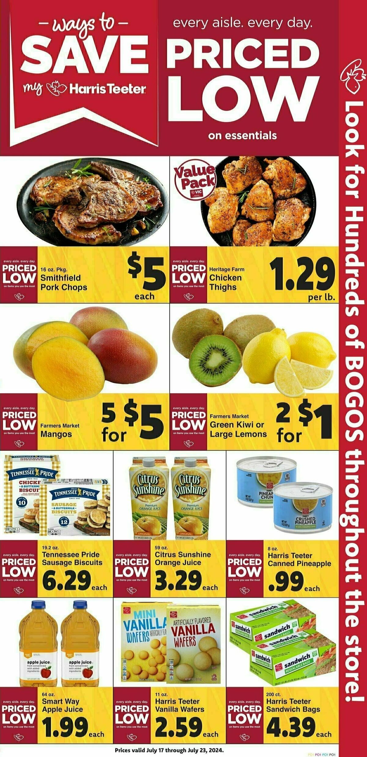 Harris Teeter Weekly Ad from July 17