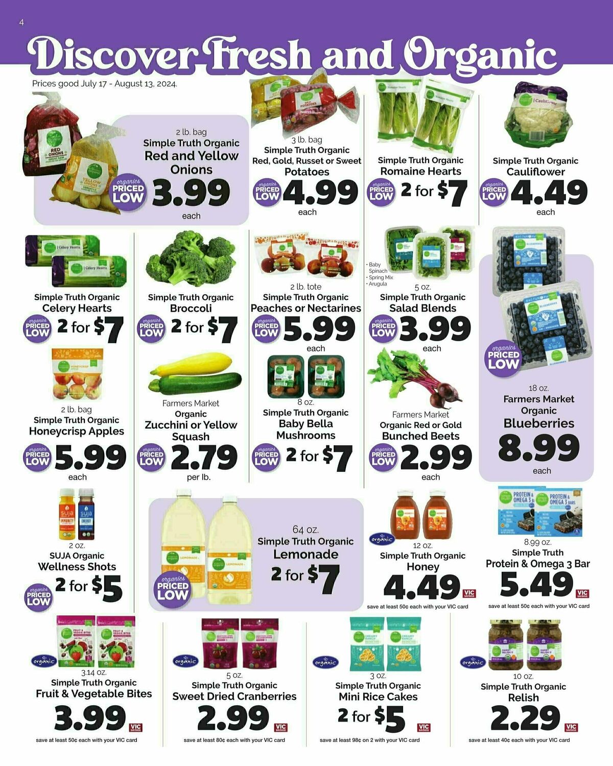 Harris Teeter Discovery Weekly Ad from July 17