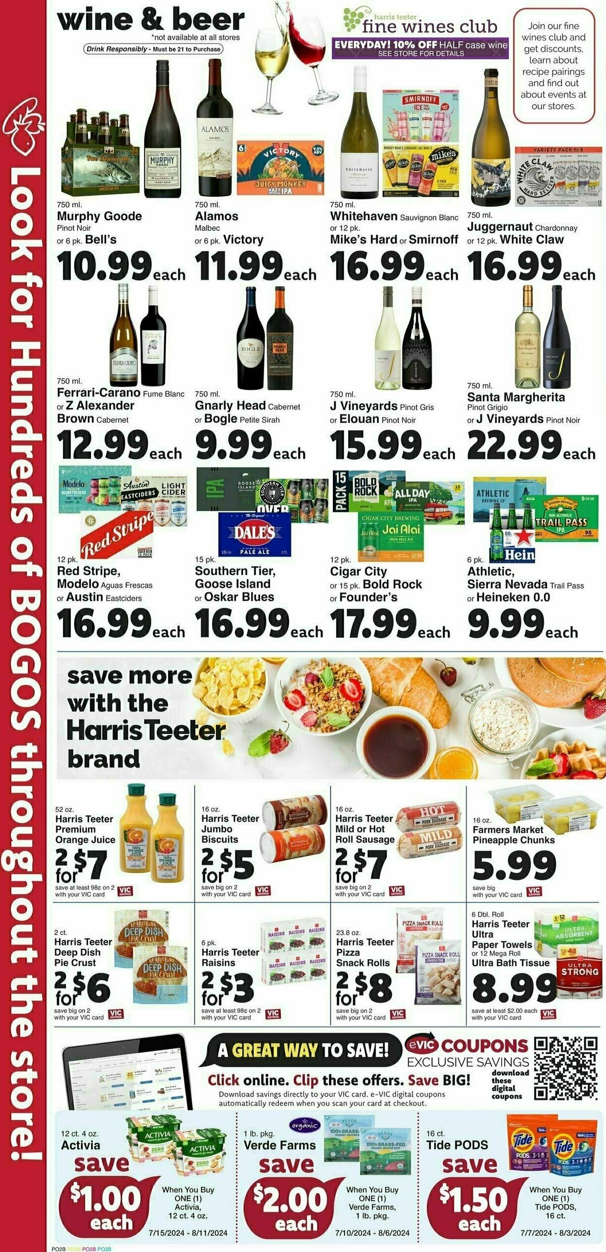 Harris Teeter Weekly Ad from July 24