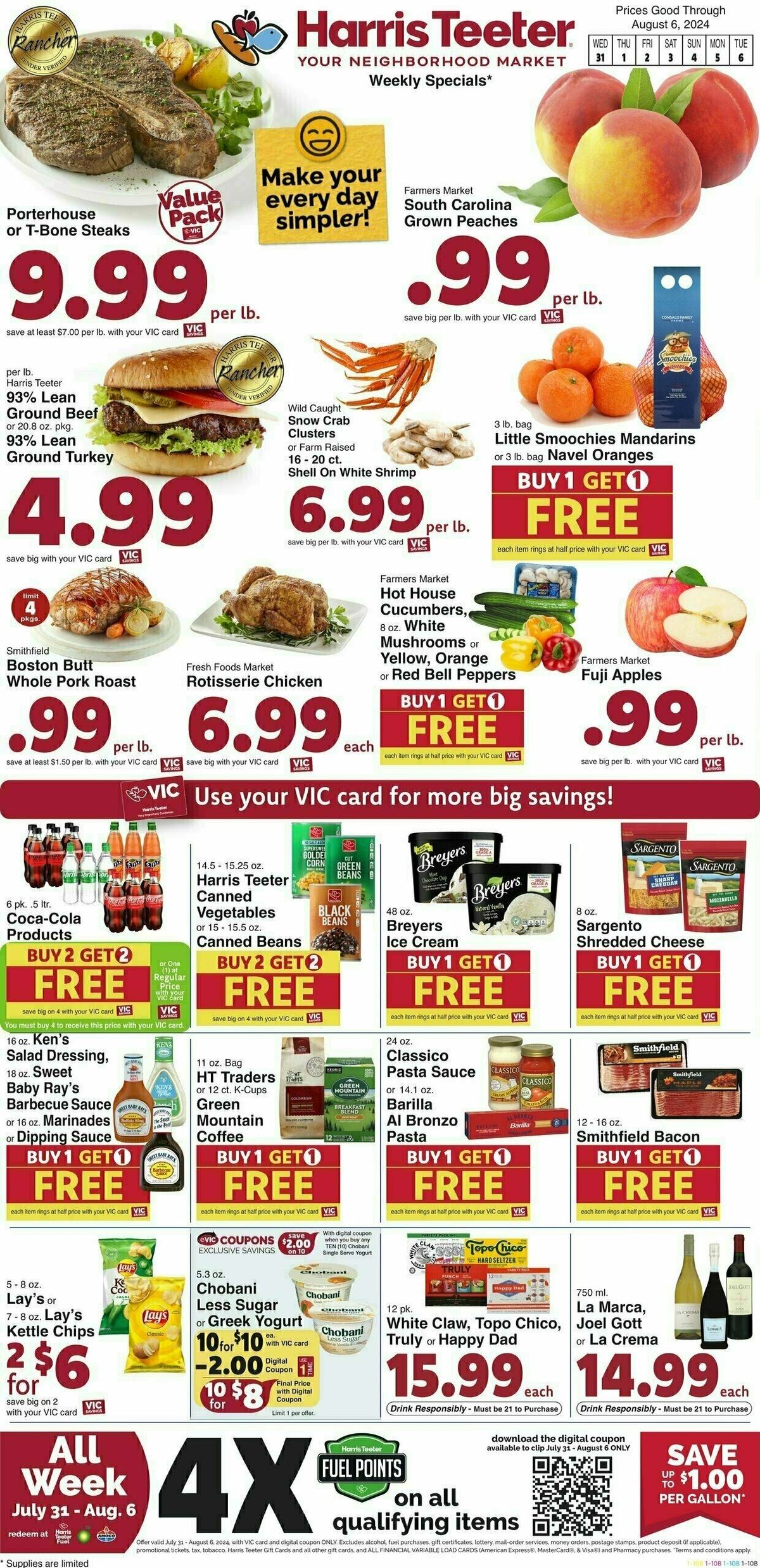 Harris Teeter Weekly Ad from July 31