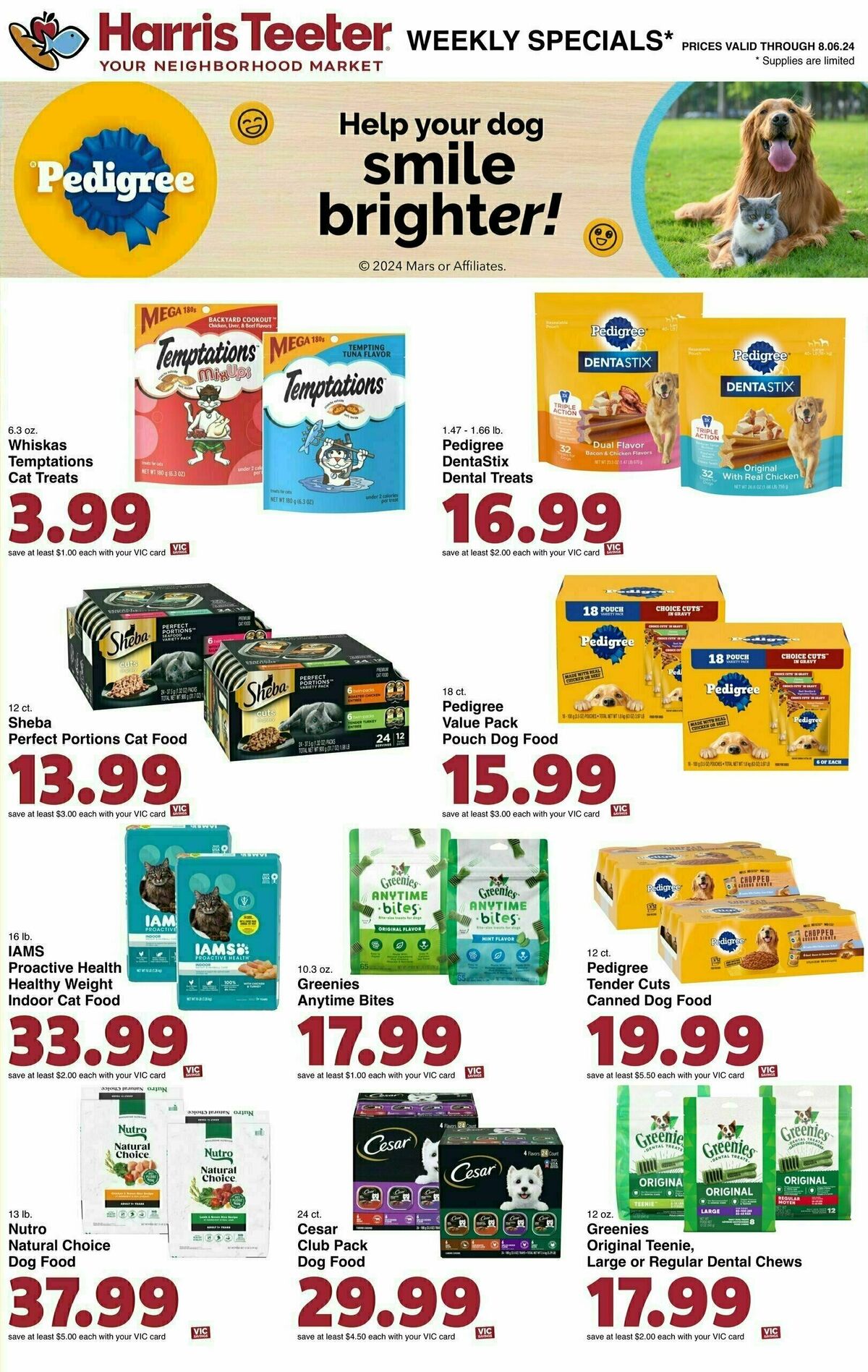 Harris Teeter Weekly Ad from July 31