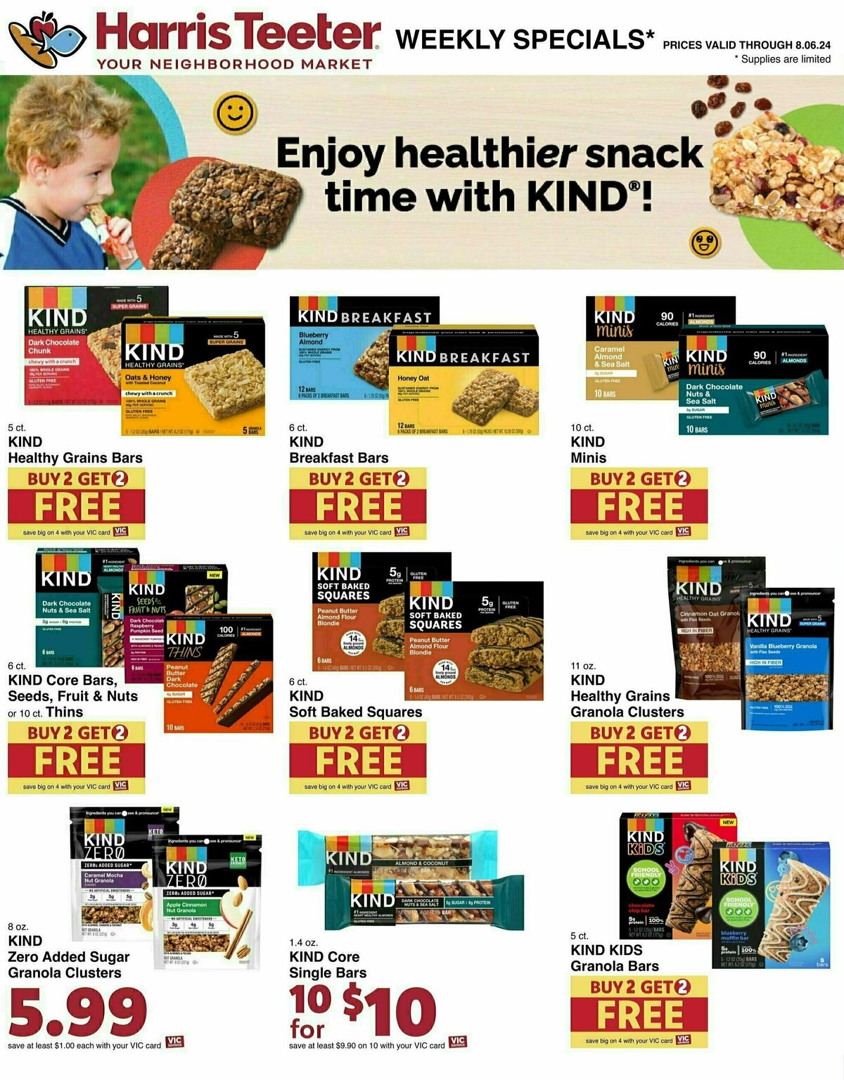 Harris Teeter Weekly Ad from July 31