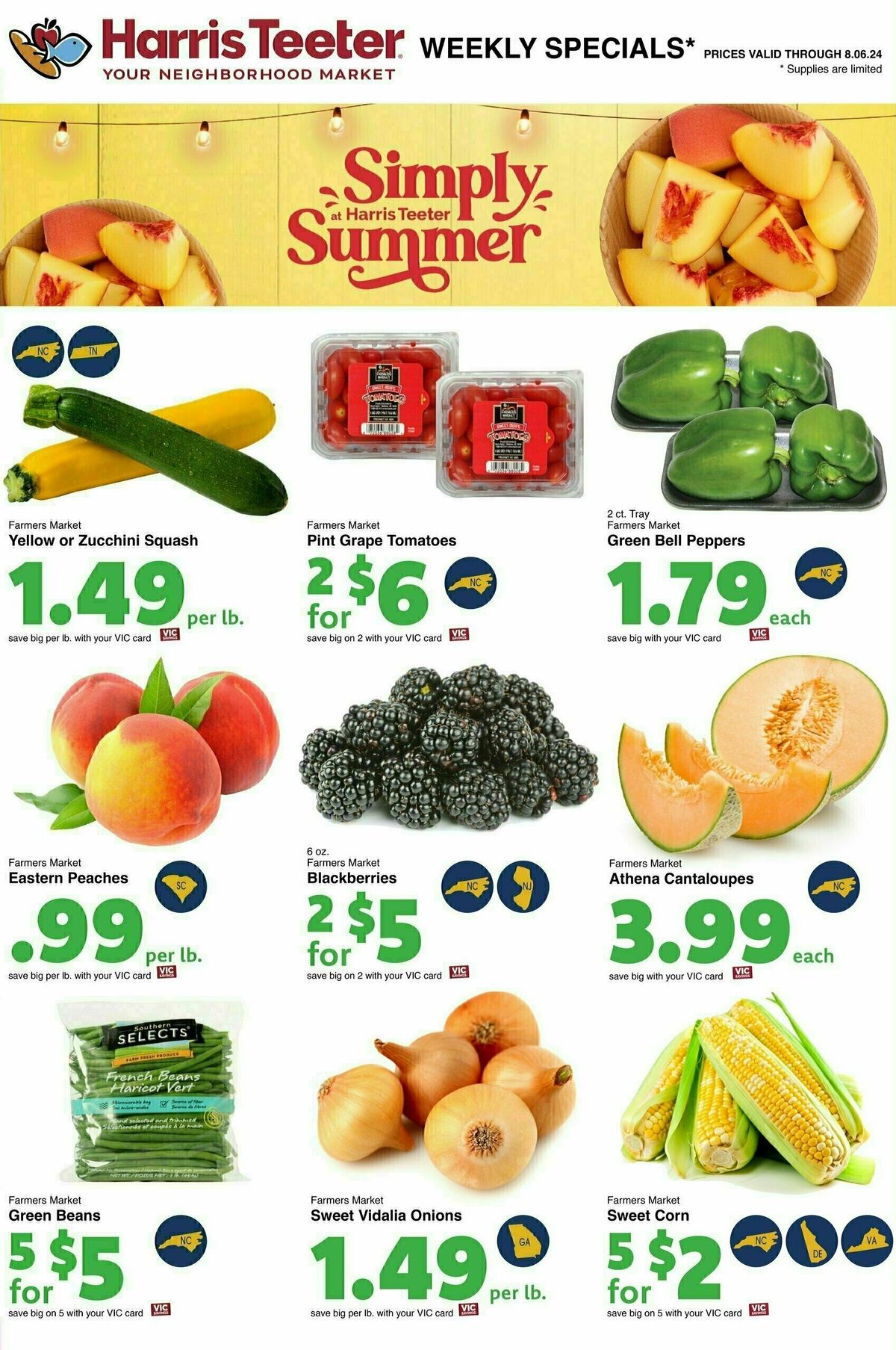 Harris Teeter Weekly Ad from July 31