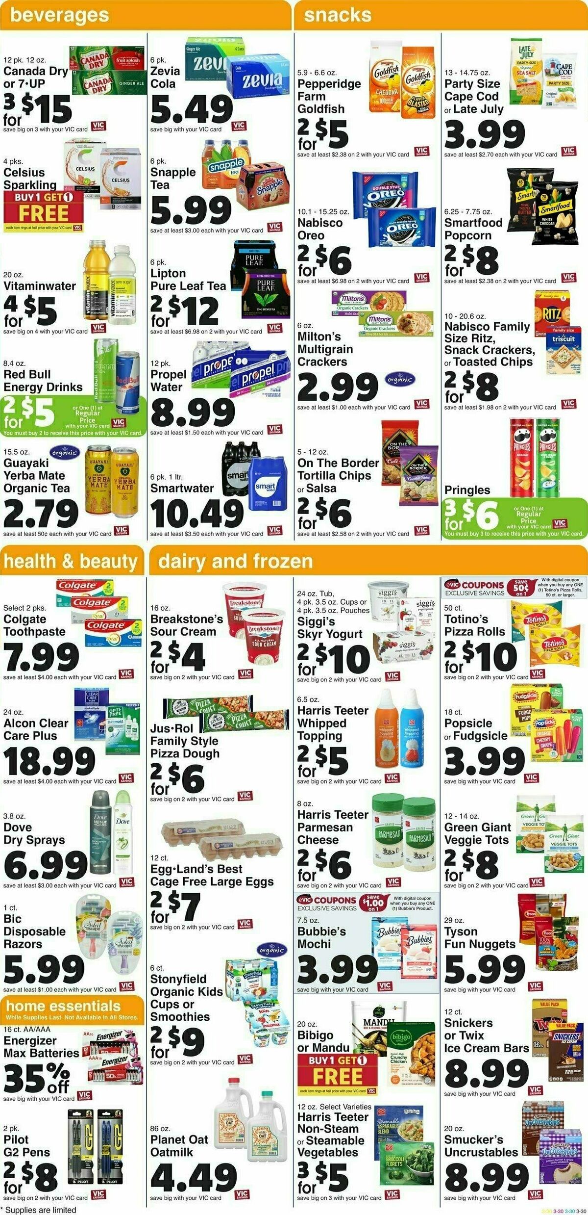 Harris Teeter Weekly Ad from July 31