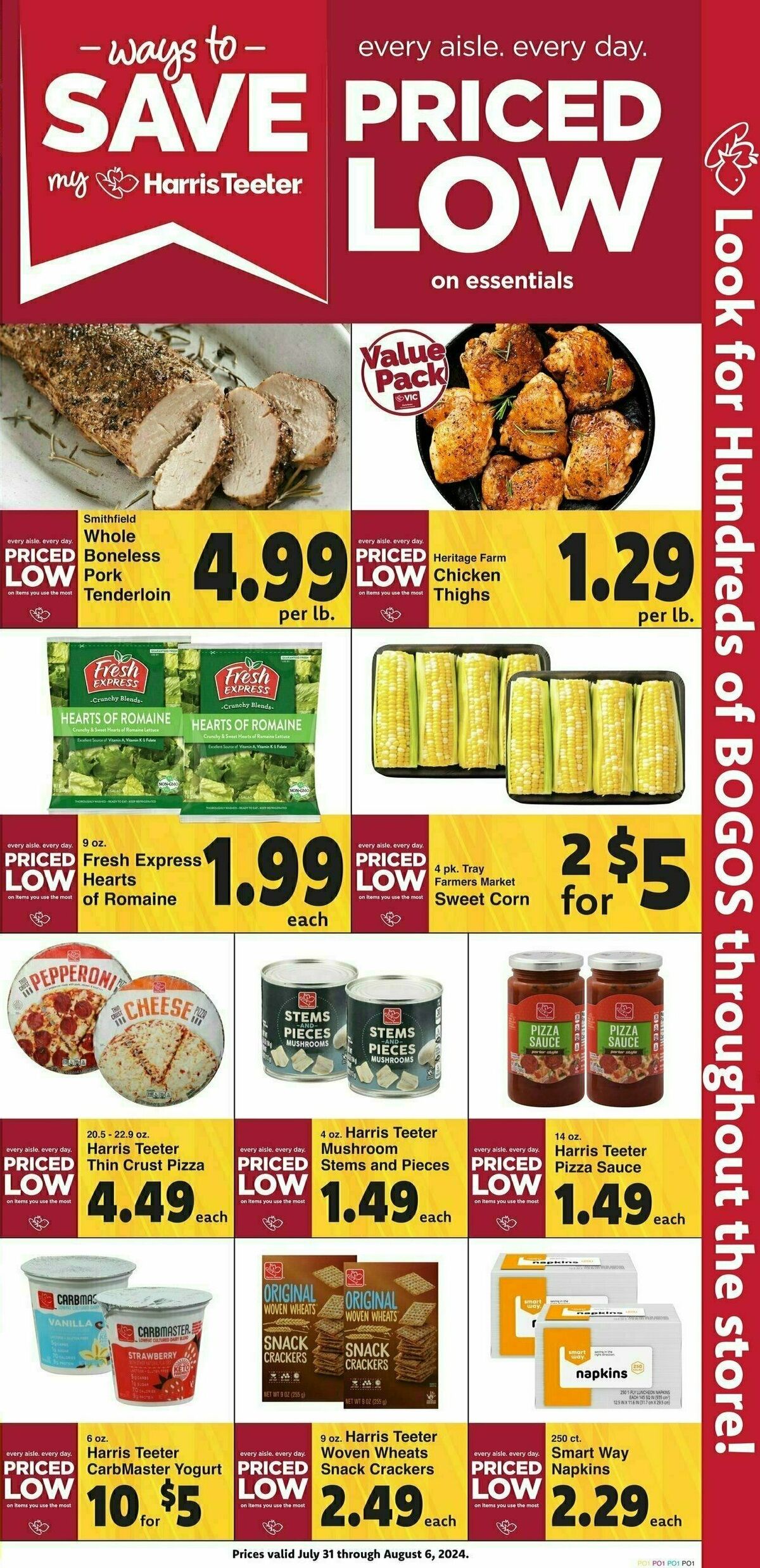 Harris Teeter Weekly Ad from July 31