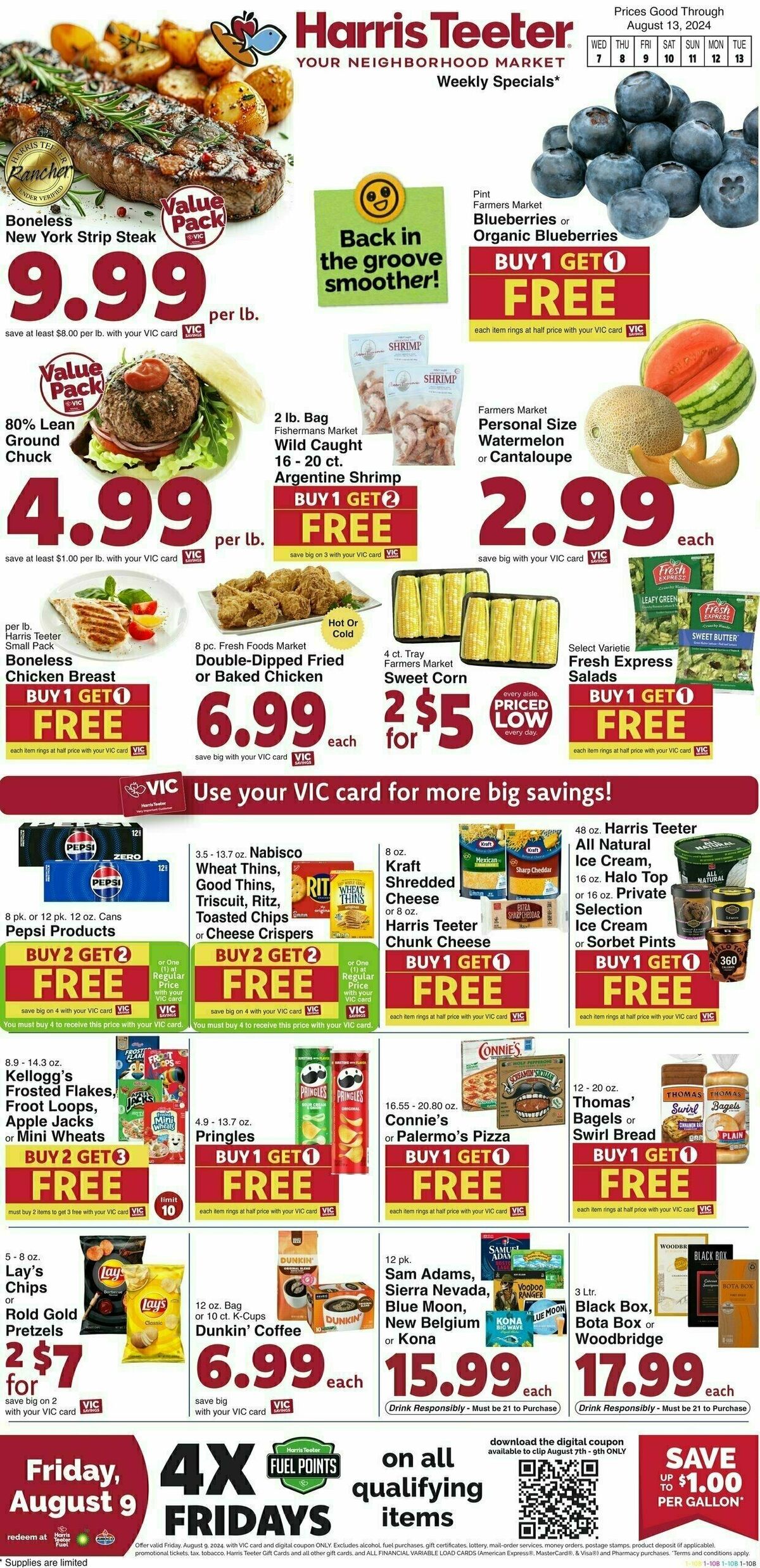 Harris Teeter Weekly Ad from August 7