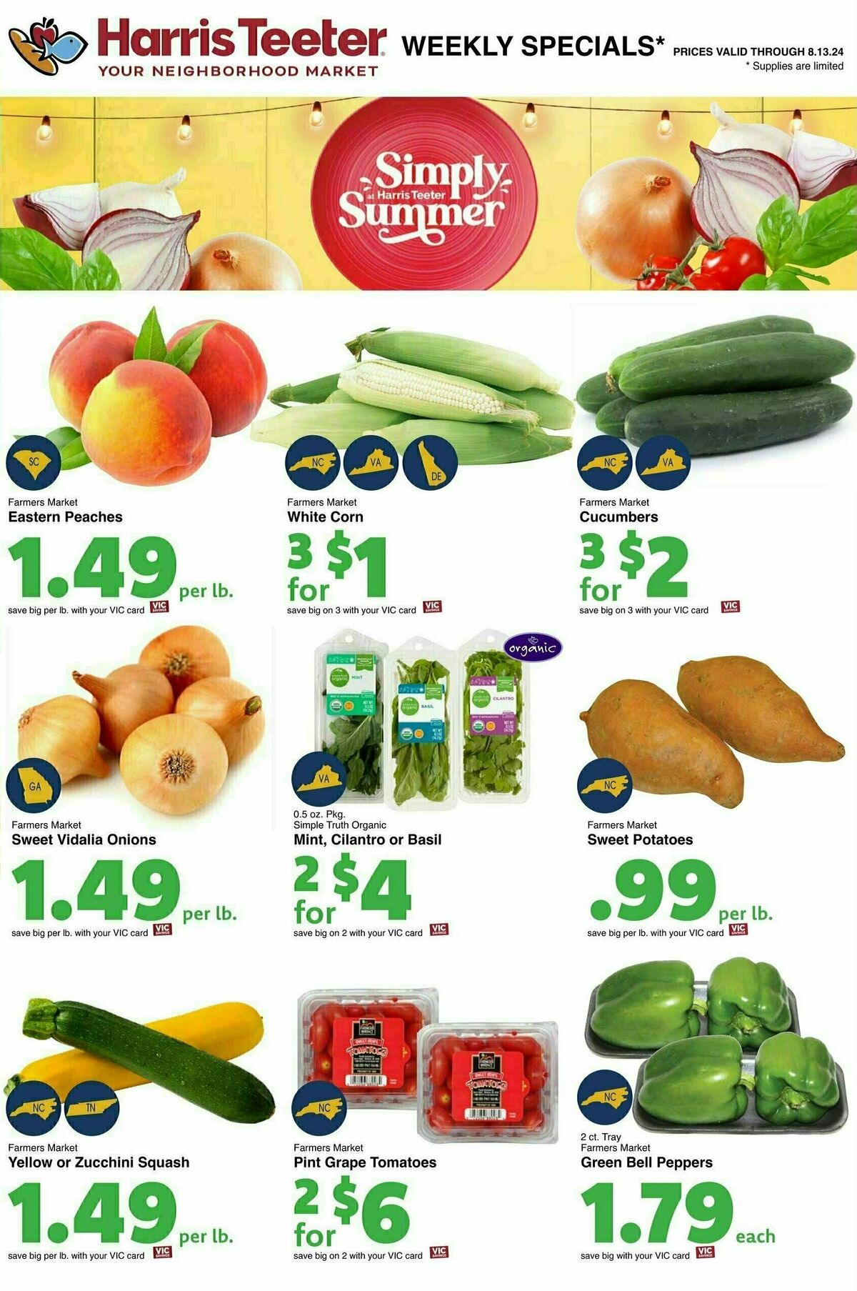 Harris Teeter Weekly Ad from August 7