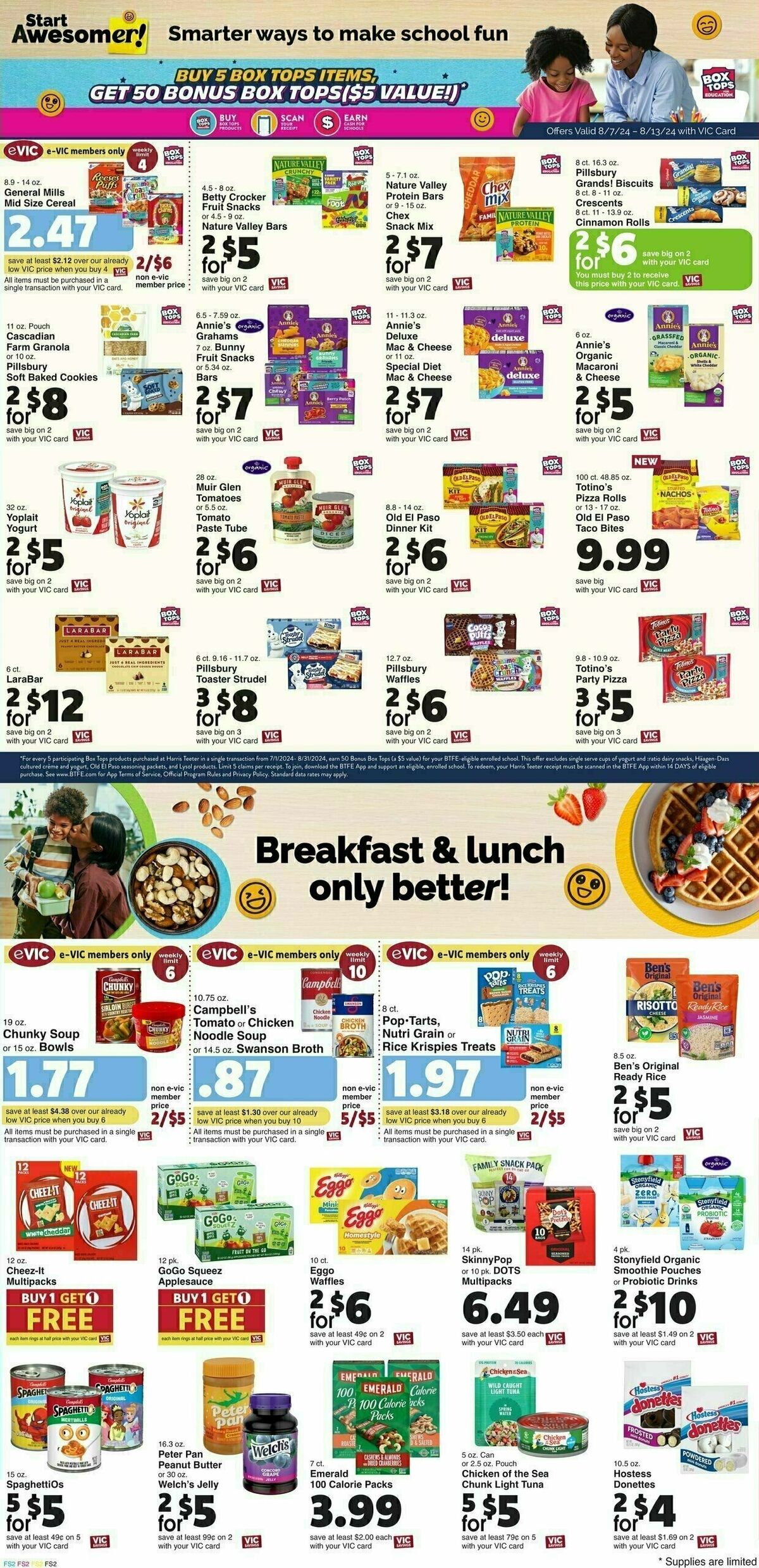 Harris Teeter Weekly Ad from August 7