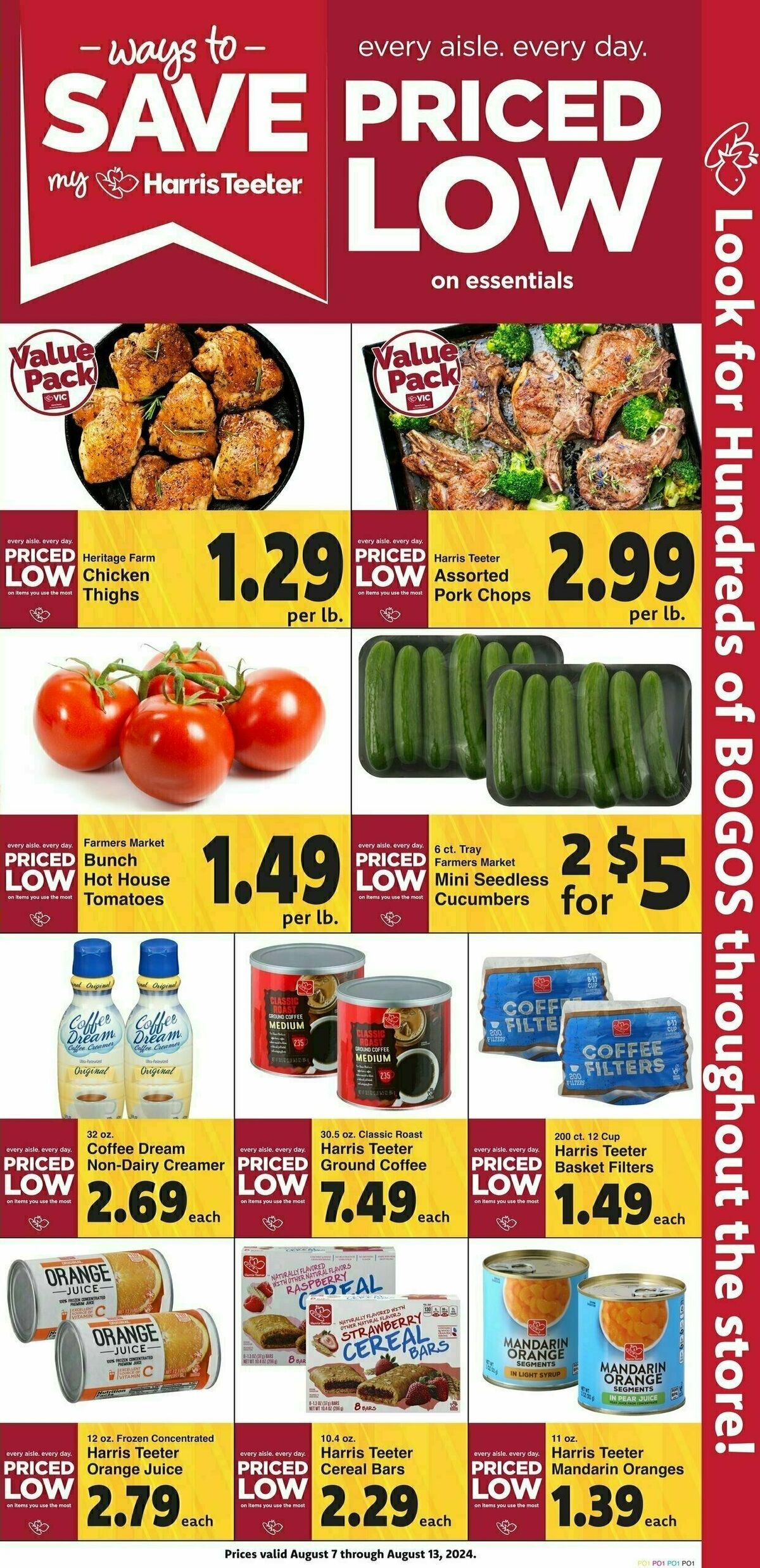 Harris Teeter Weekly Ad from August 7