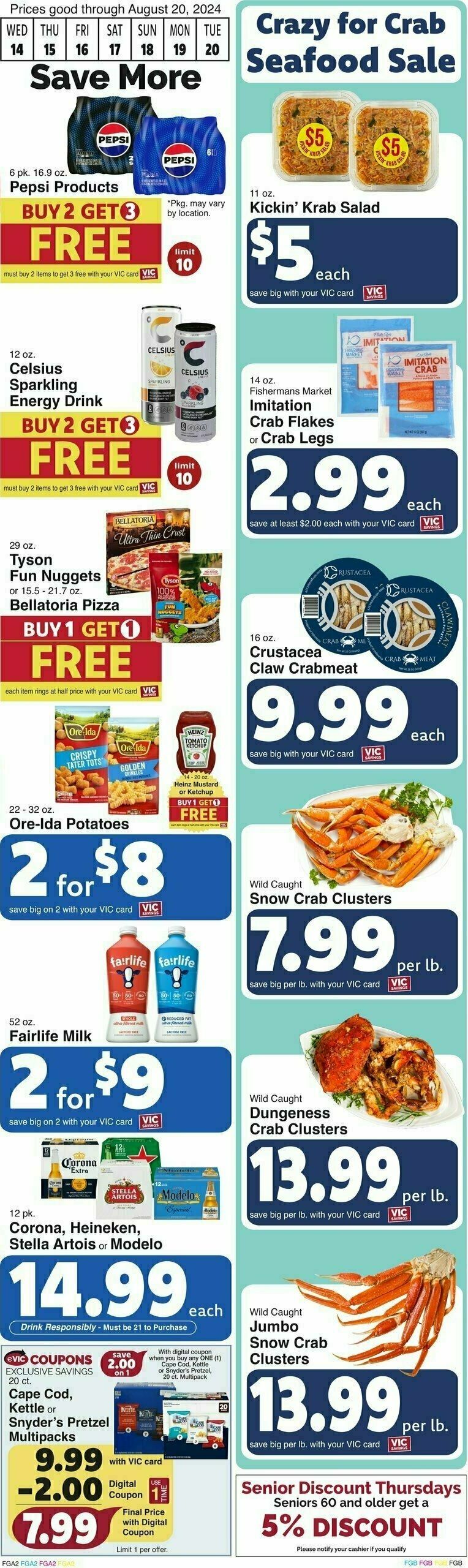 Harris Teeter Weekly Ad from August 14