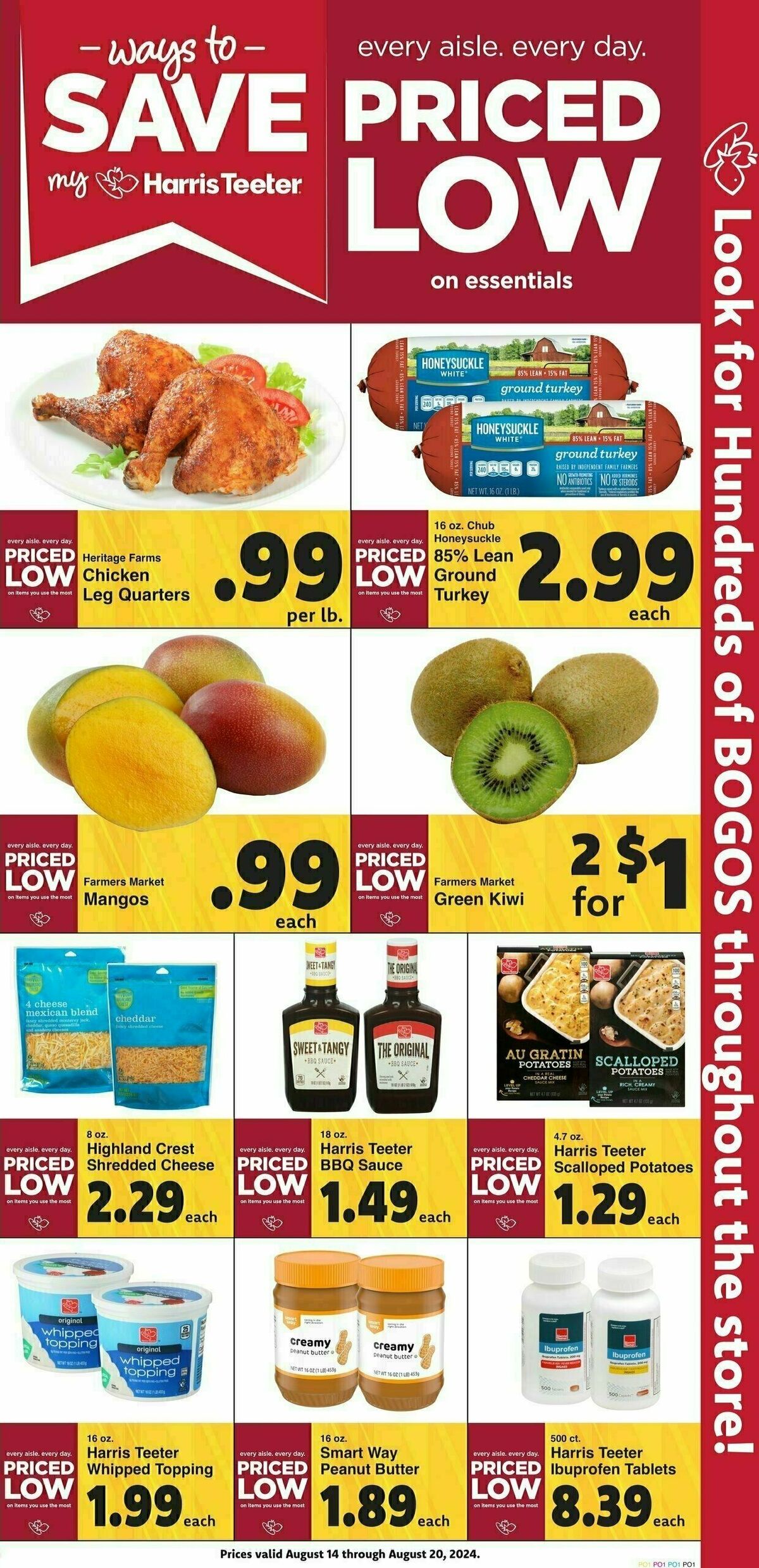 Harris Teeter Weekly Ad from August 14