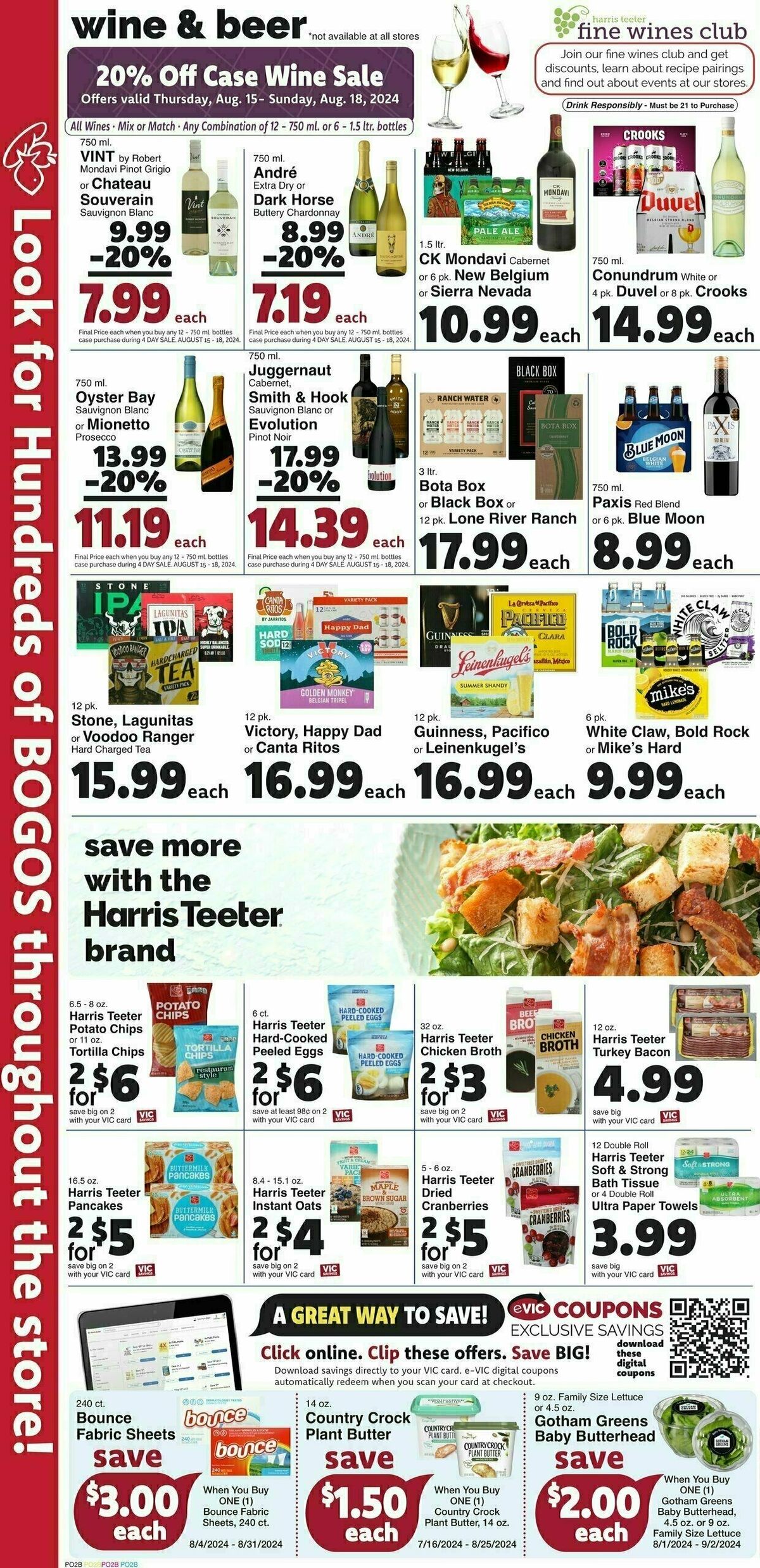 Harris Teeter Weekly Ad from August 14