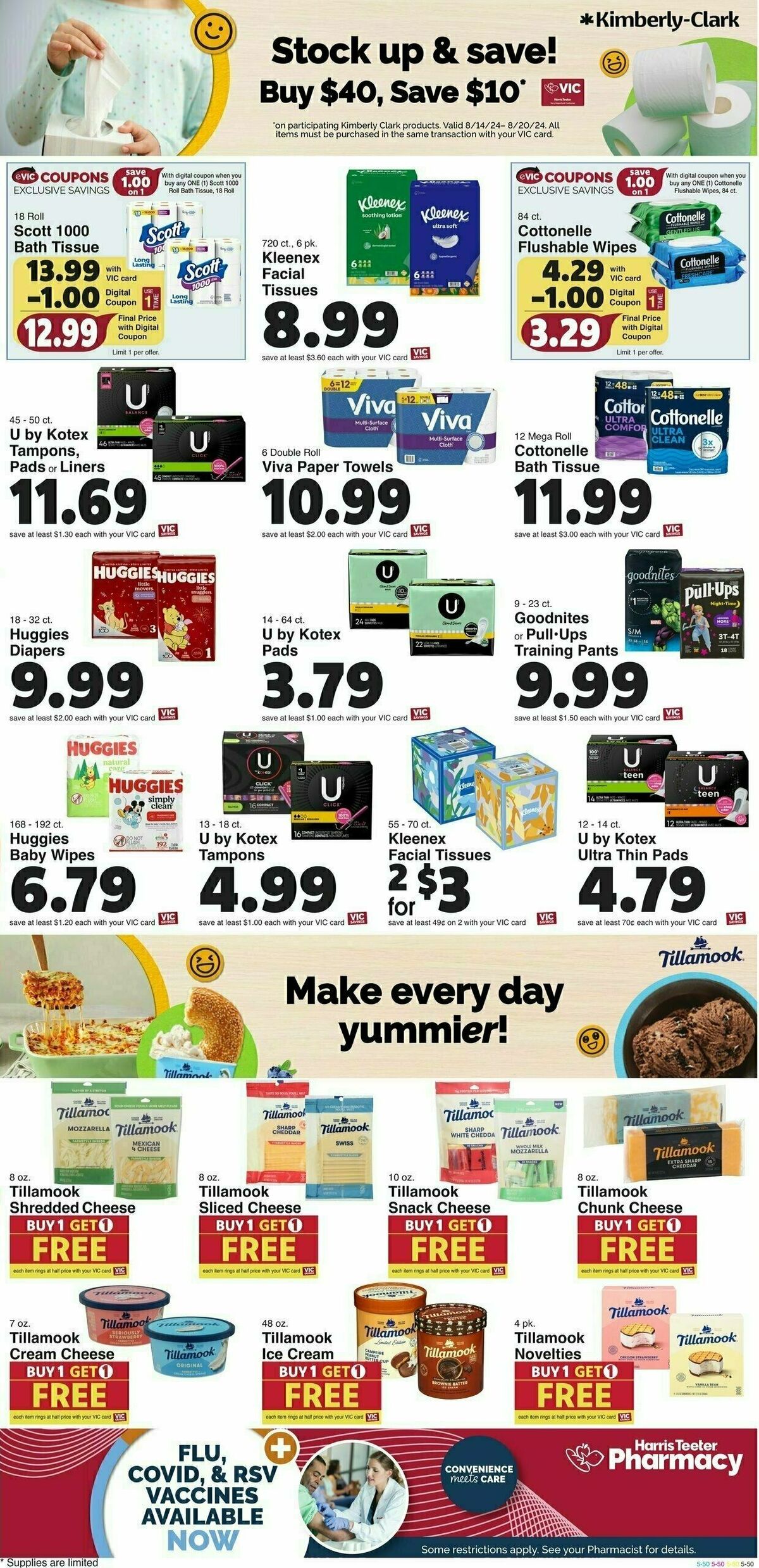 Harris Teeter Weekly Ad from August 14