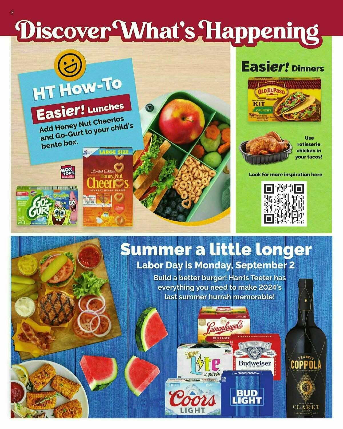 Harris Teeter Weekly Ad from August 14