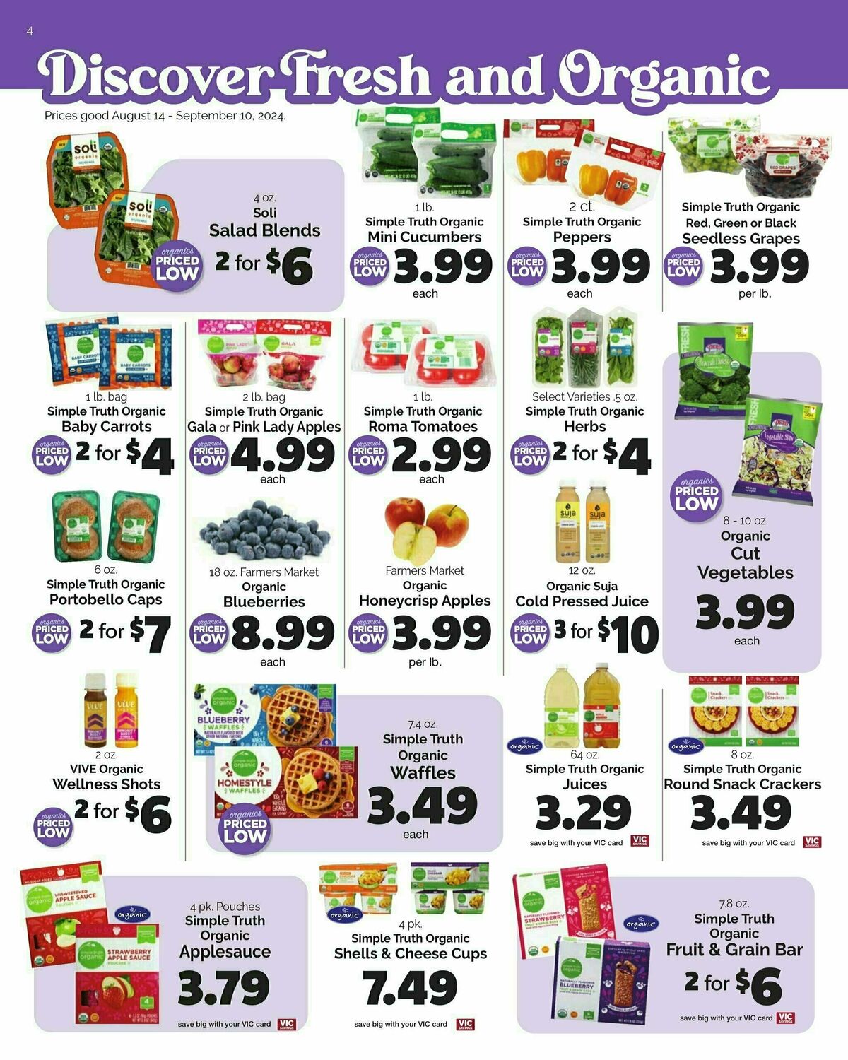 Harris Teeter Weekly Ad from August 14