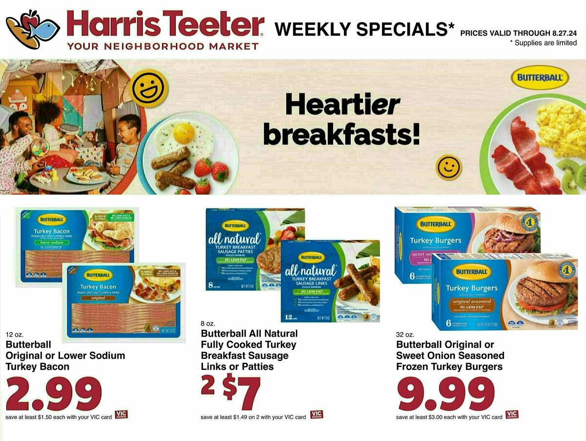 Harris Teeter Weekly Ad from August 21