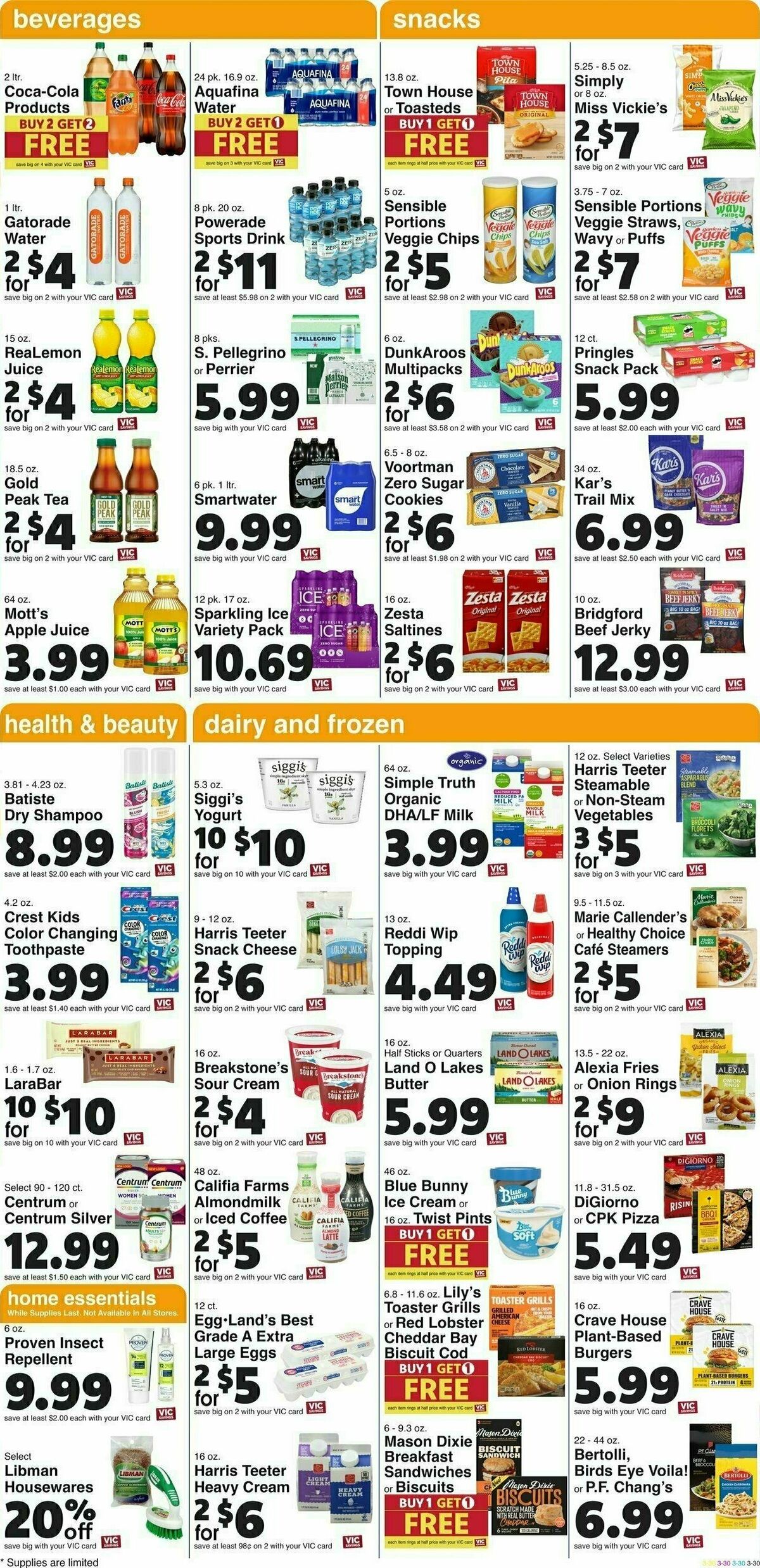 Harris Teeter Weekly Ad from August 21