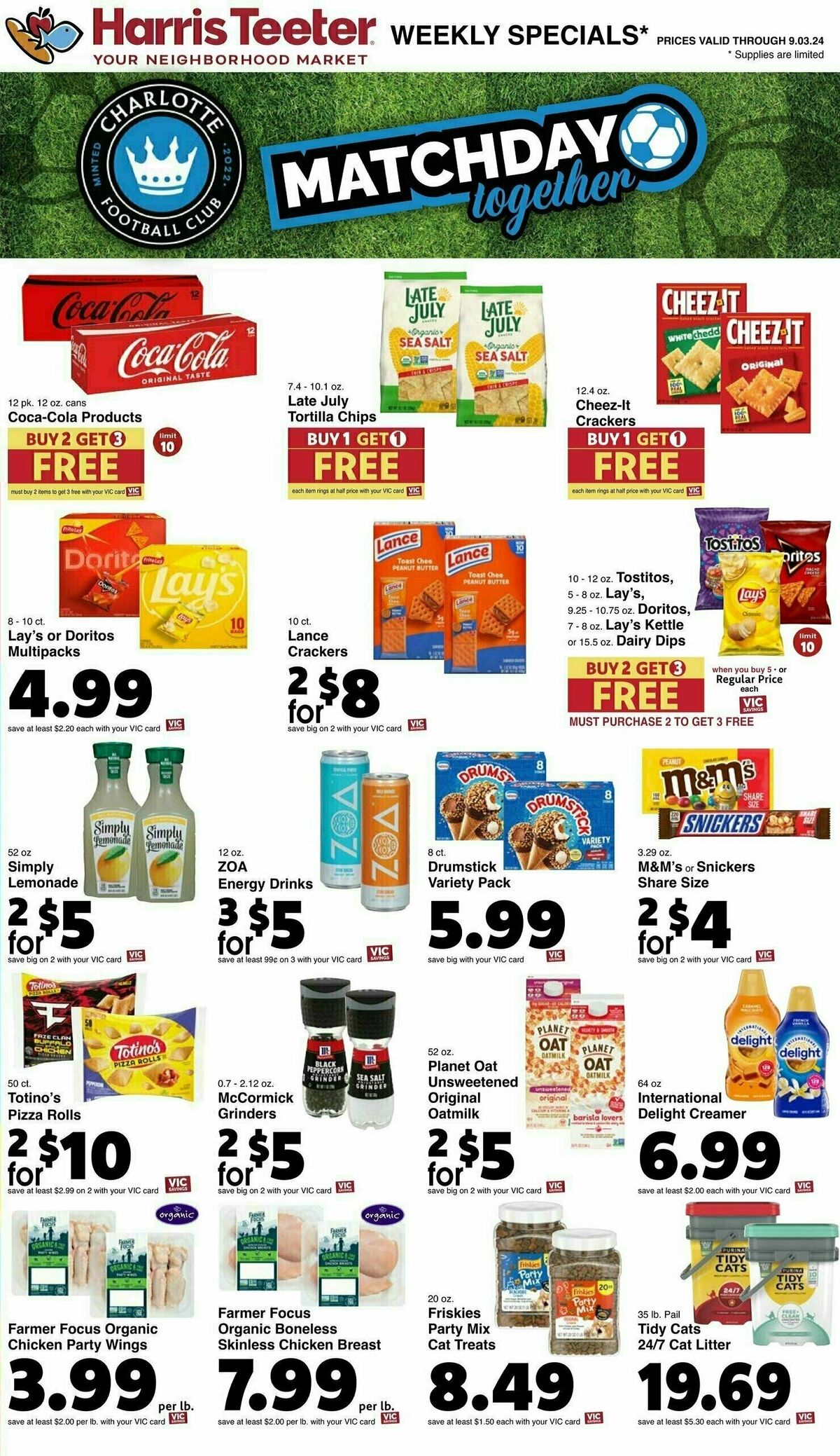 Harris Teeter Weekly Ad from August 28