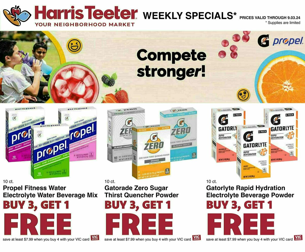 Harris Teeter Weekly Ad from August 28