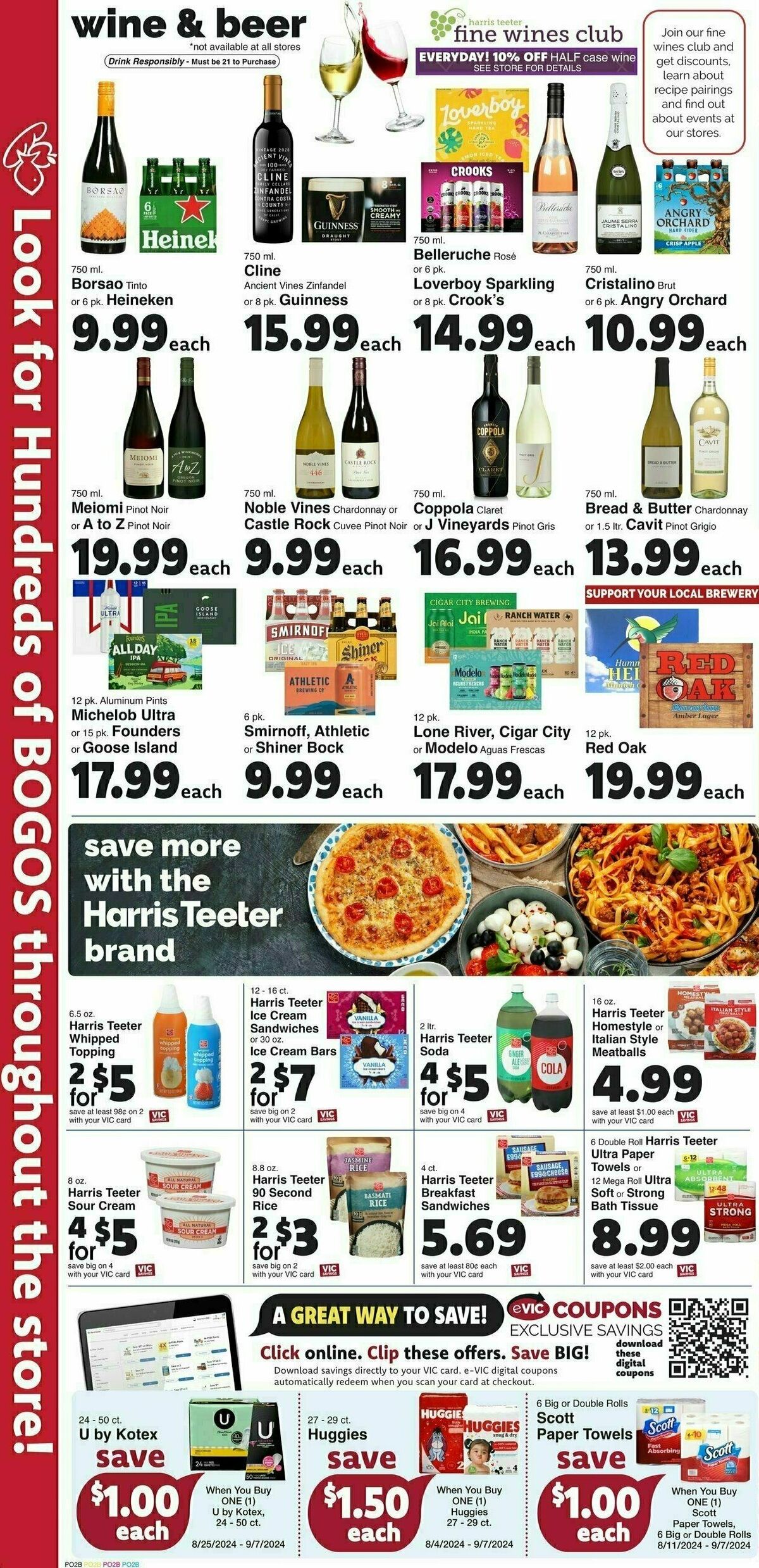 Harris Teeter Weekly Ad from August 28