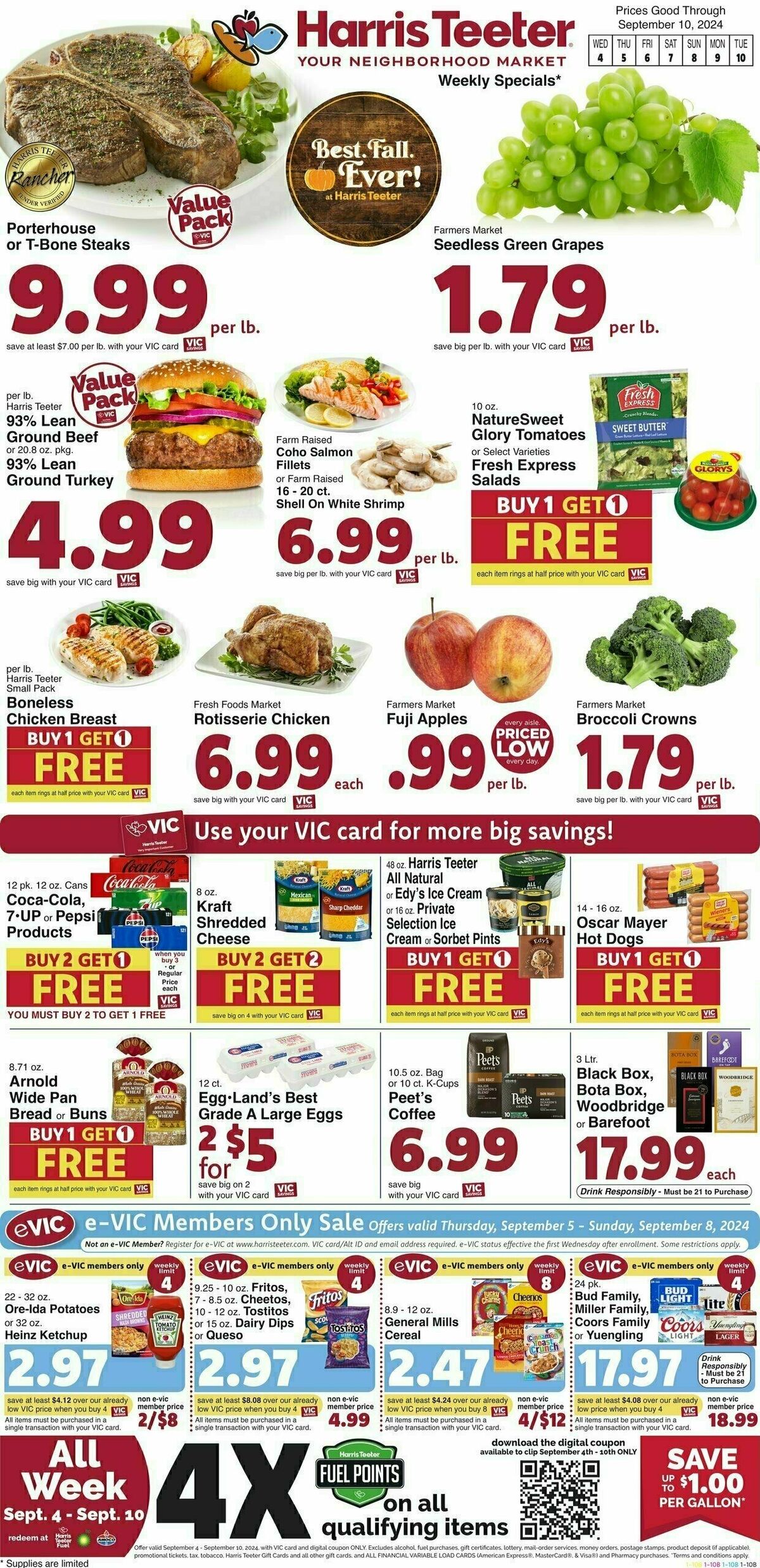 Harris Teeter Weekly Ad from September 4