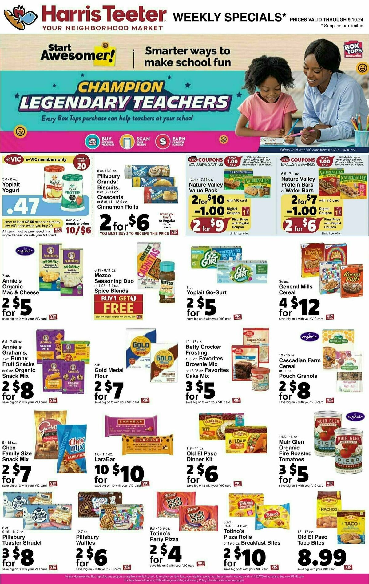 Harris Teeter Weekly Ad from September 4