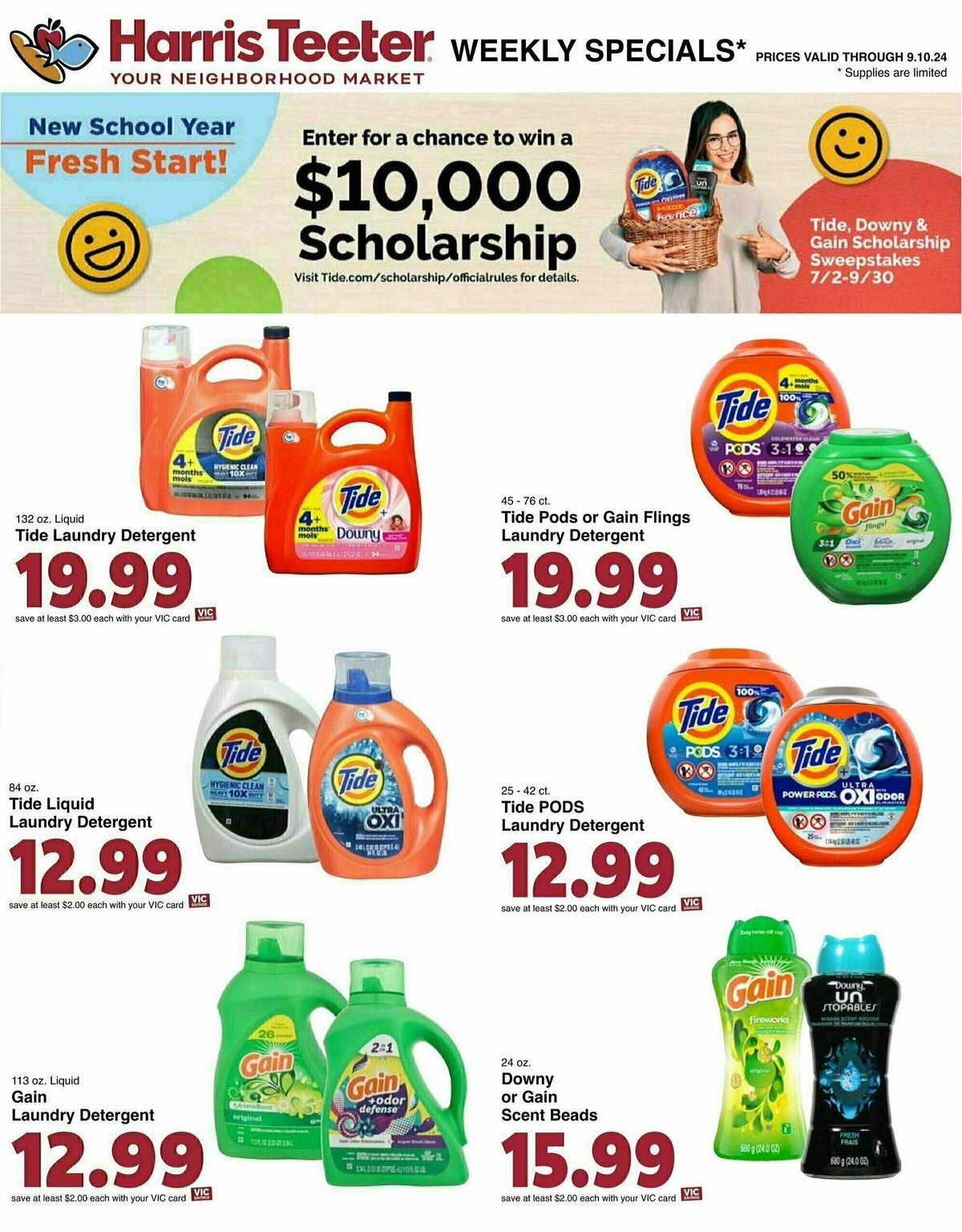 Harris Teeter Weekly Ad from September 4