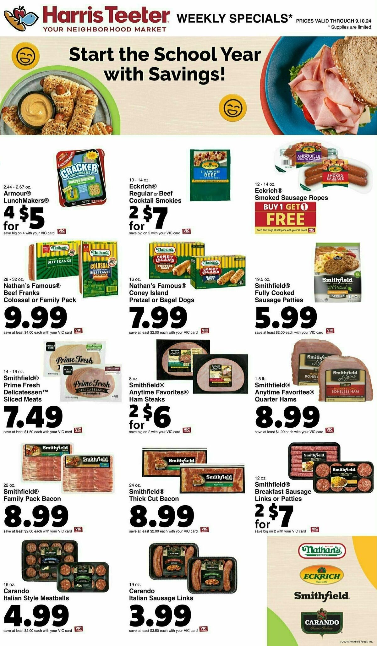 Harris Teeter Weekly Ad from September 4