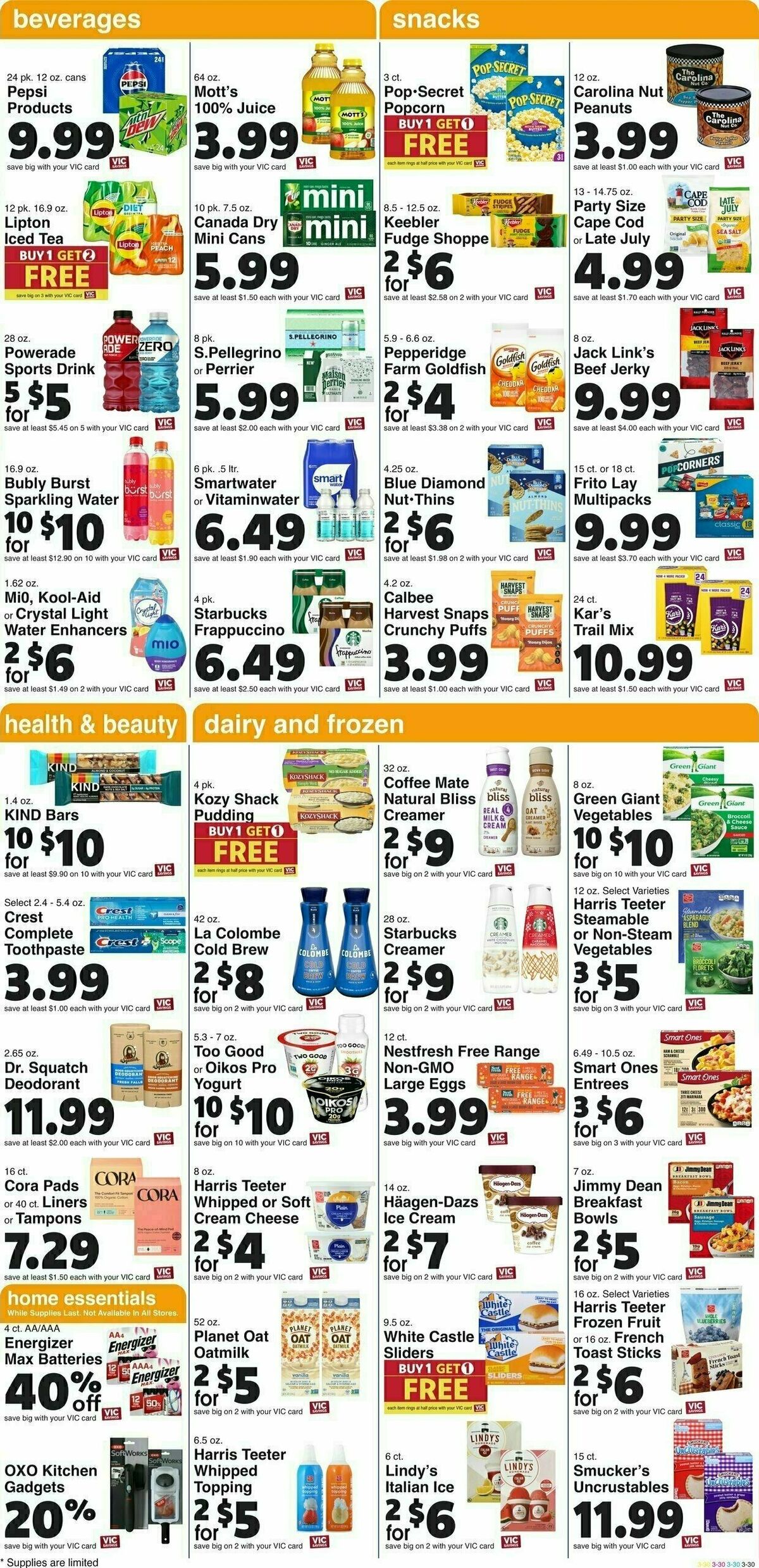 Harris Teeter Weekly Ad from September 11