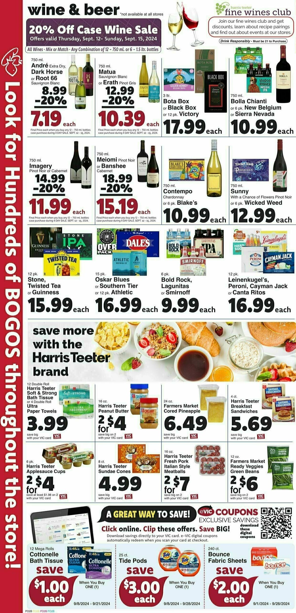 Harris Teeter Weekly Ad from September 11