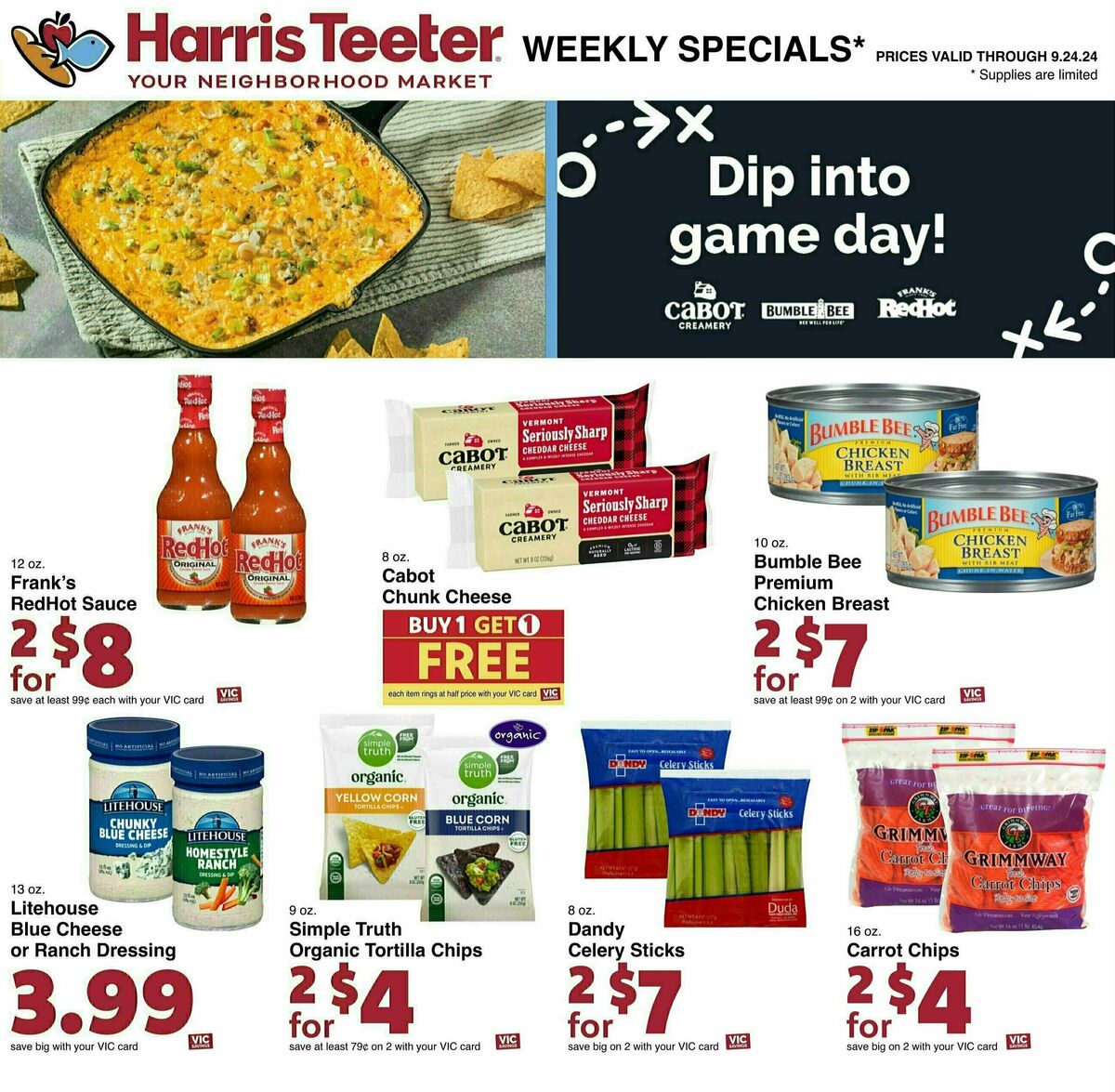 Harris Teeter Weekly Ad from September 18