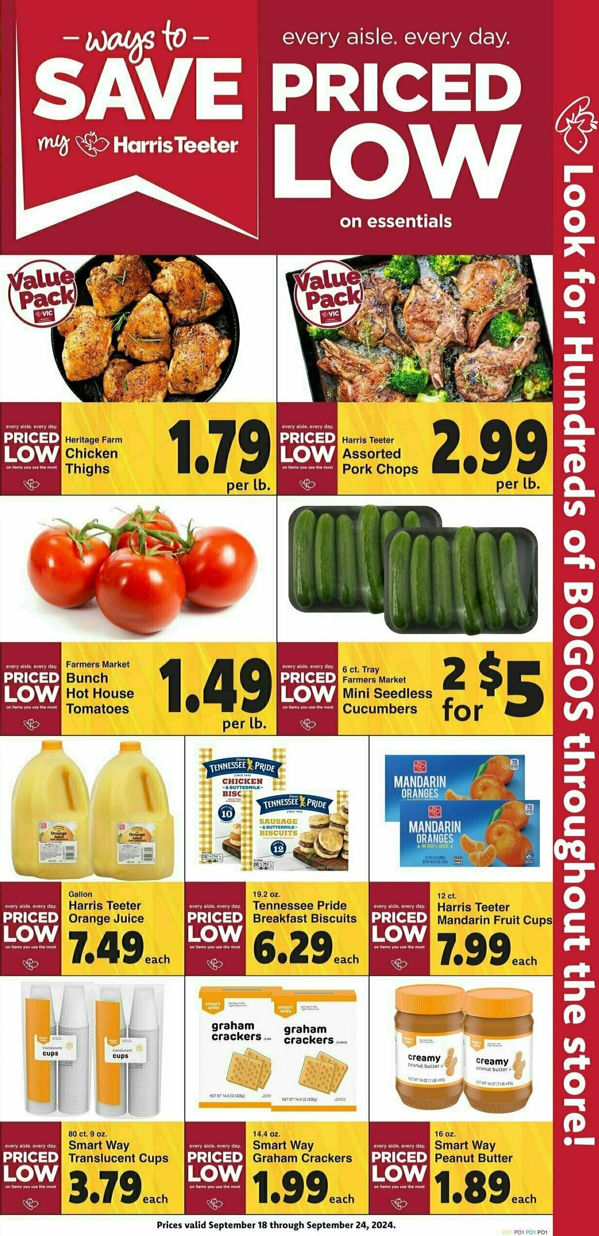 Harris Teeter Weekly Ad from September 18