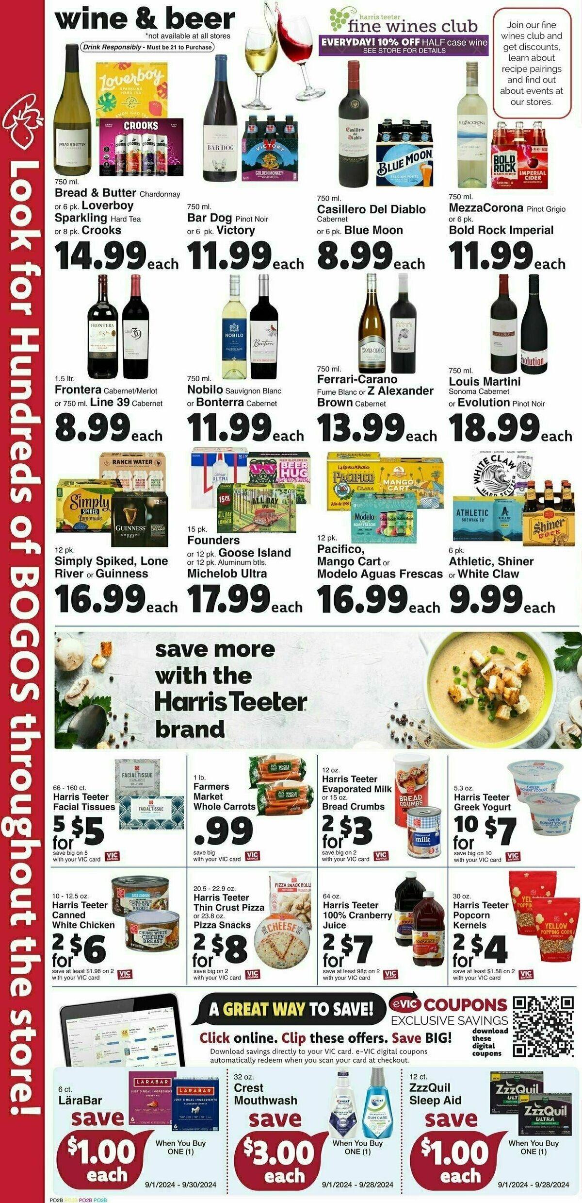 Harris Teeter Weekly Ad from September 18