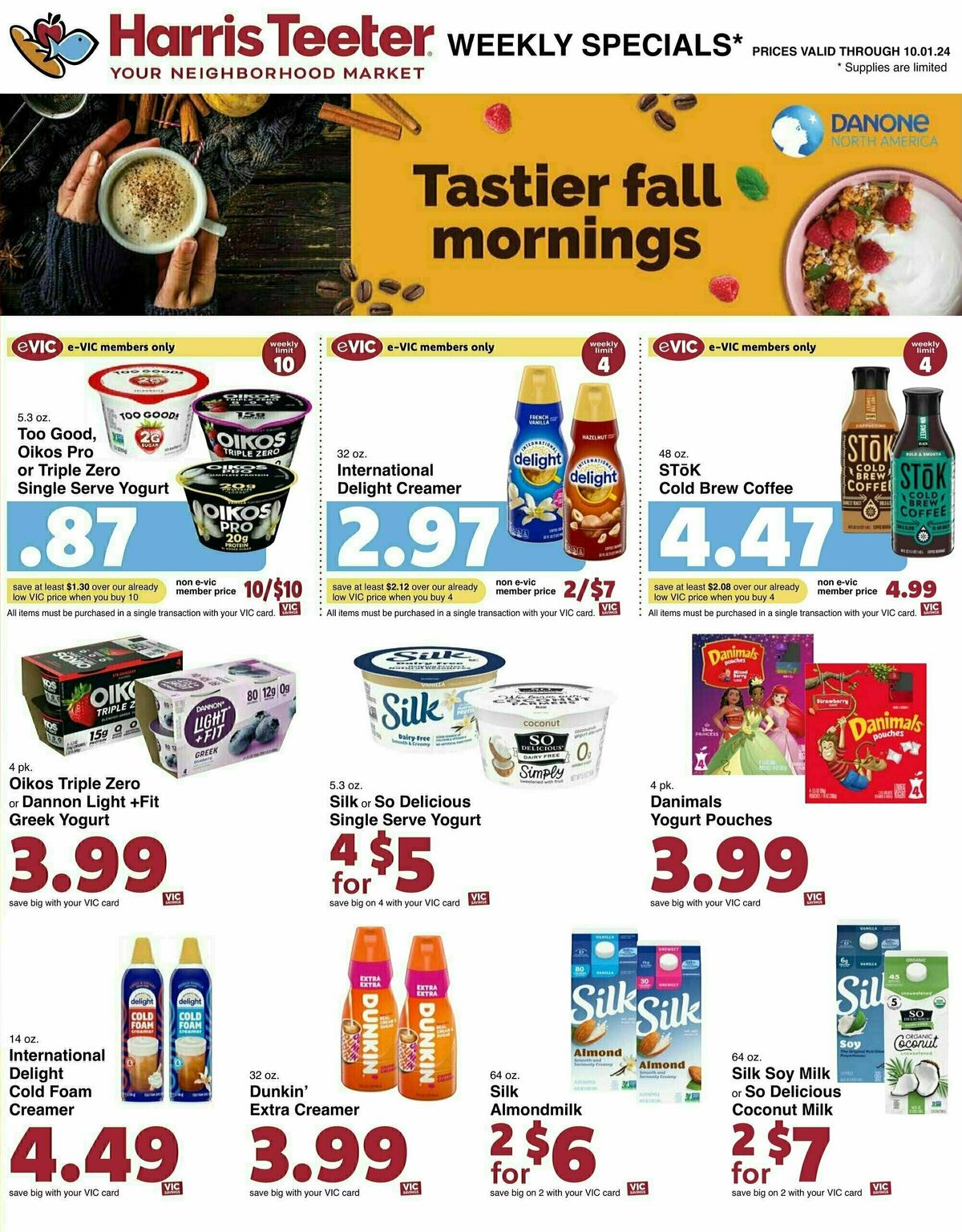 Harris Teeter Weekly Ad from September 25