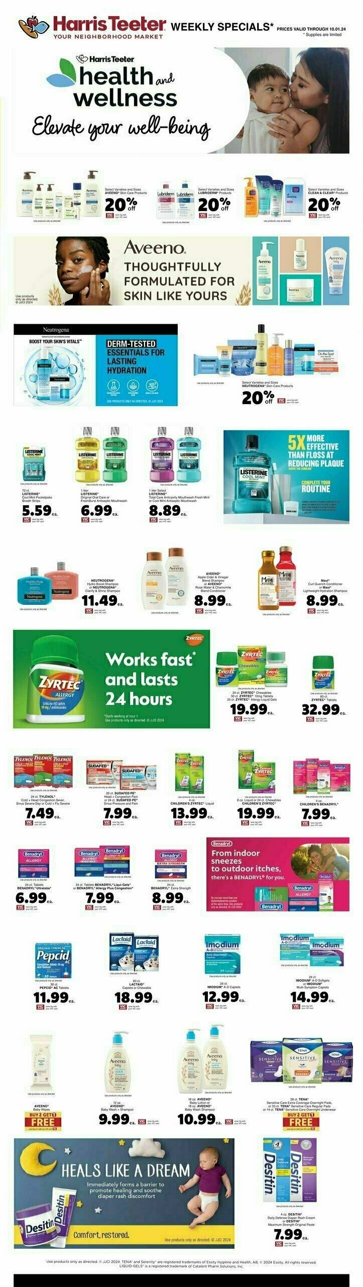 Harris Teeter Weekly Ad from September 25