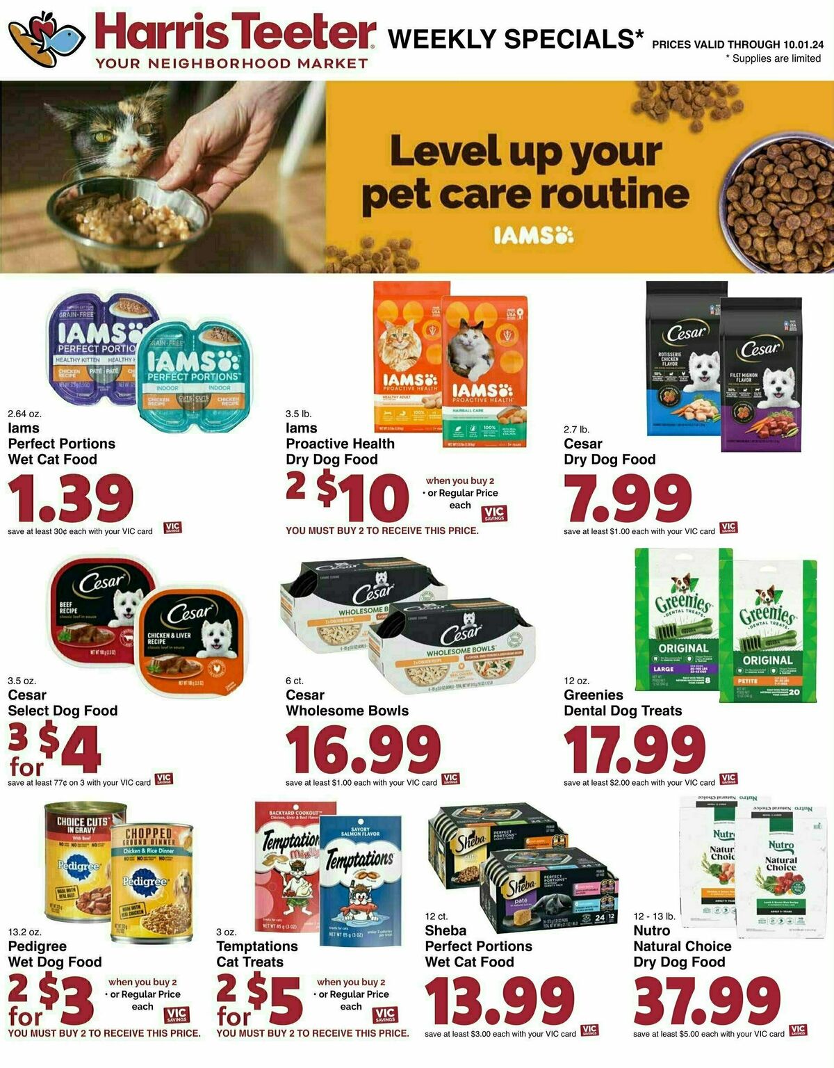 Harris Teeter Weekly Ad from September 25