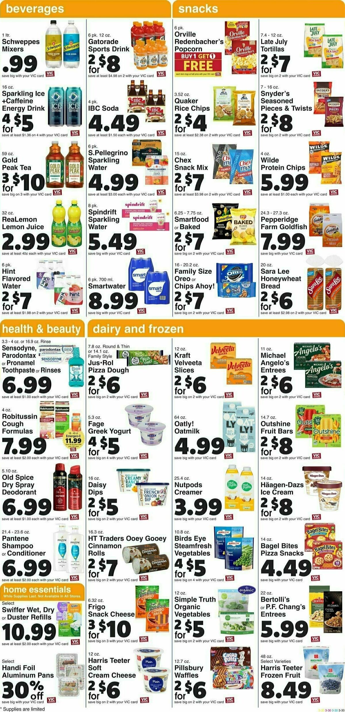 Harris Teeter Weekly Ad from September 25