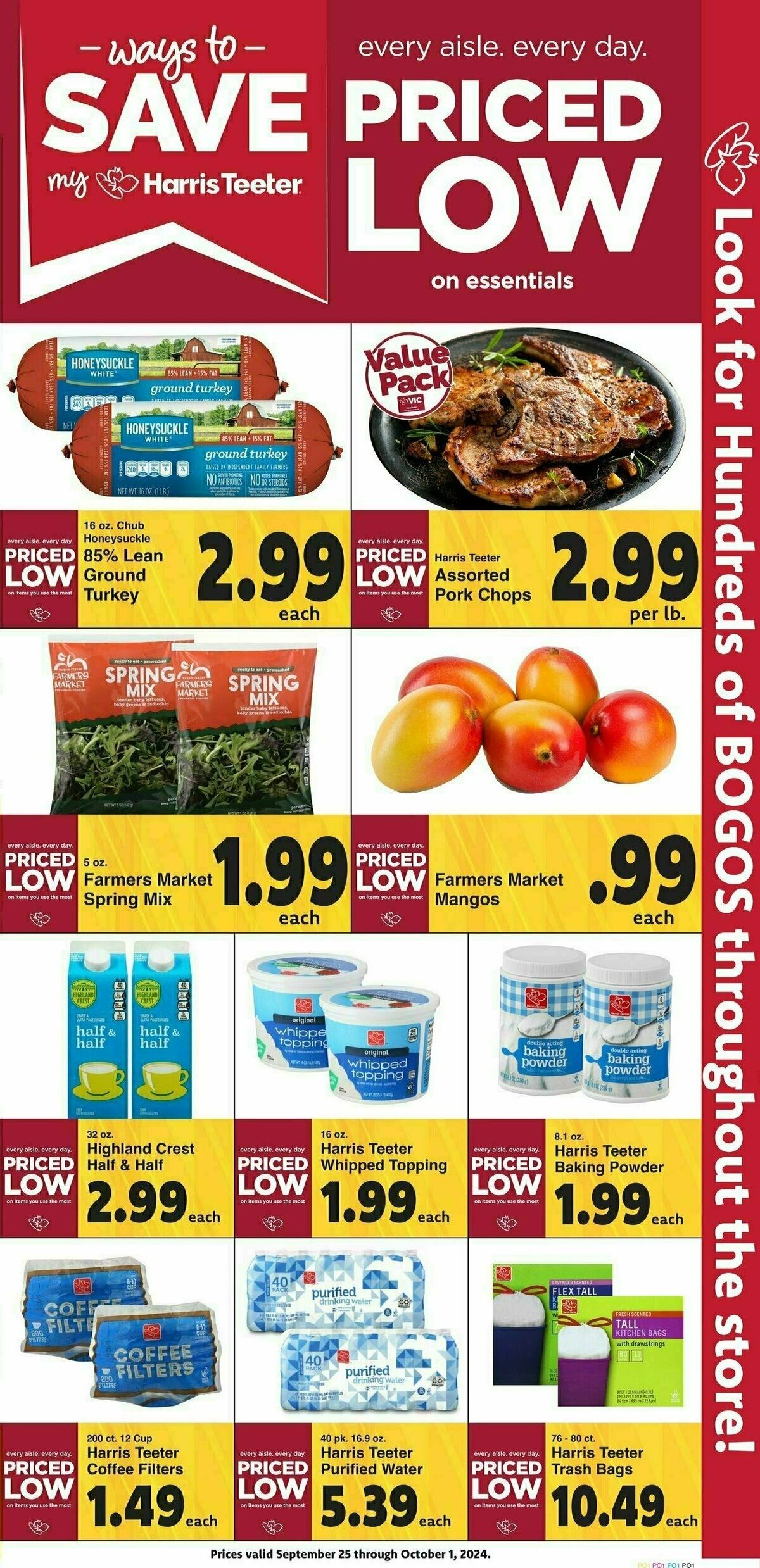 Harris Teeter Weekly Ad from September 25