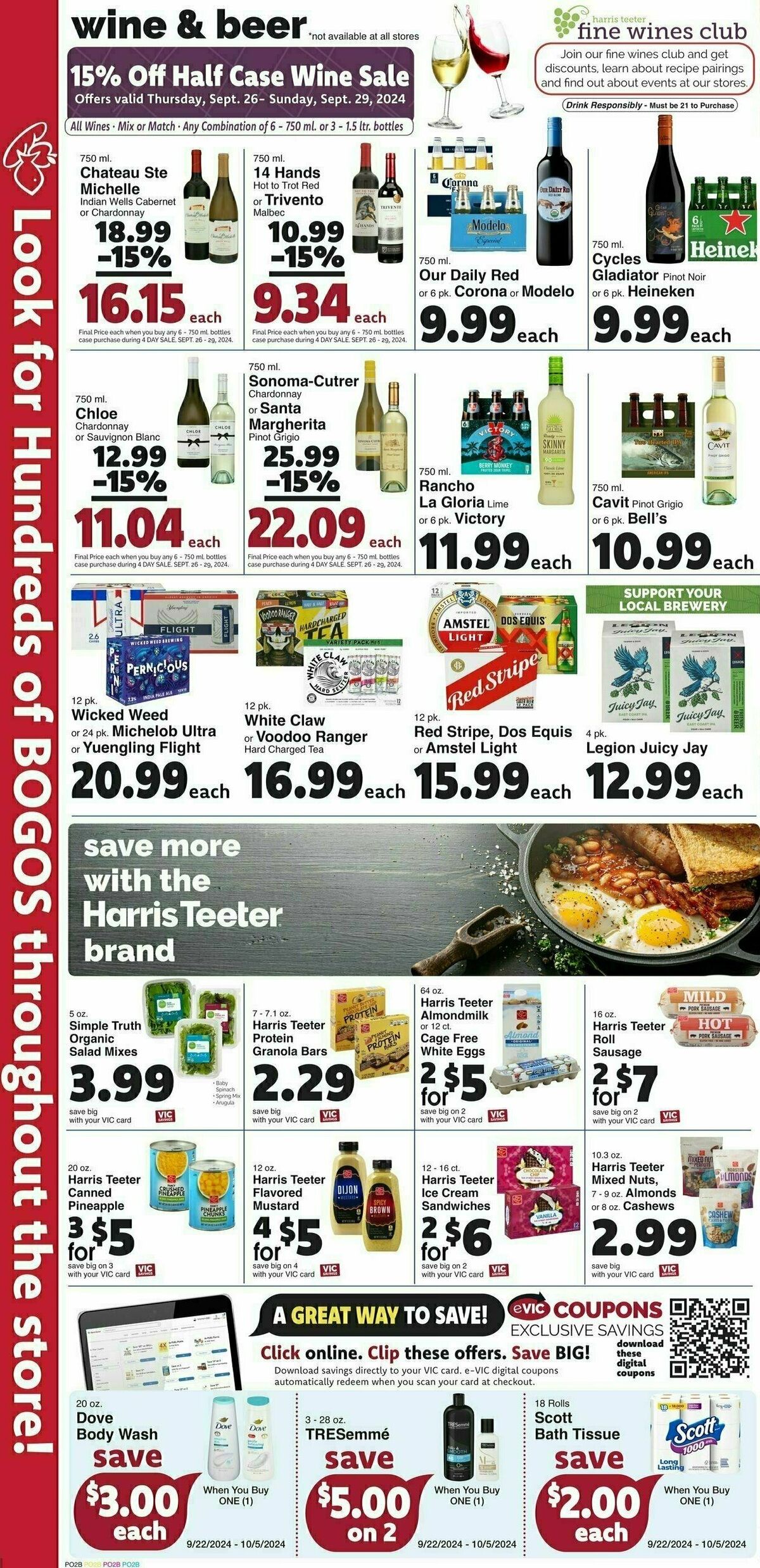 Harris Teeter Weekly Ad from September 25