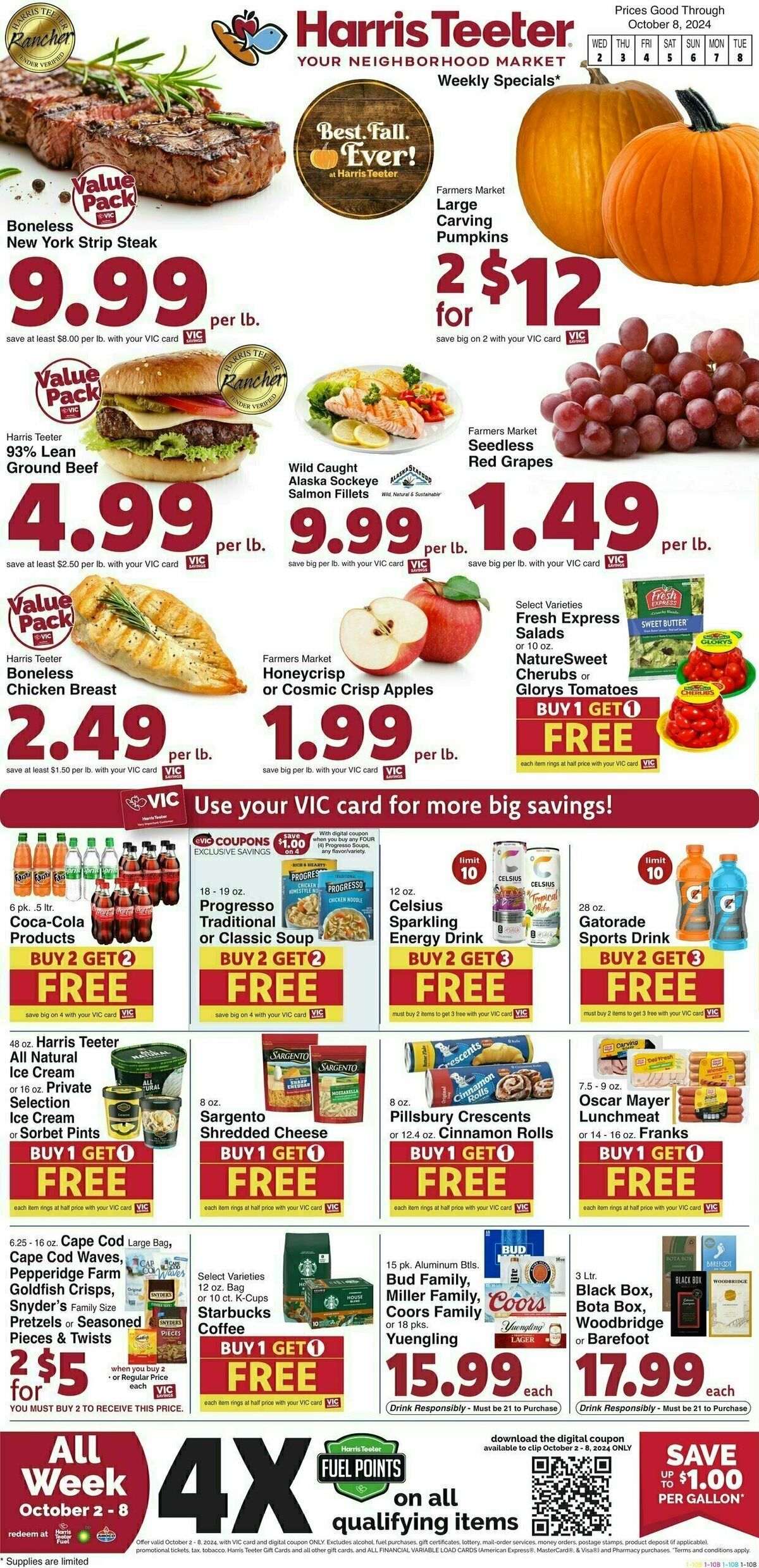 Harris Teeter Weekly Ad from October 2