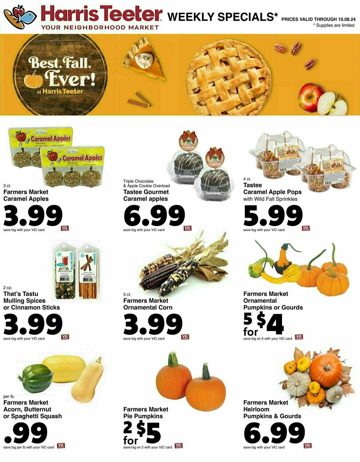 Harris Teeter Weekly Ad from October 2